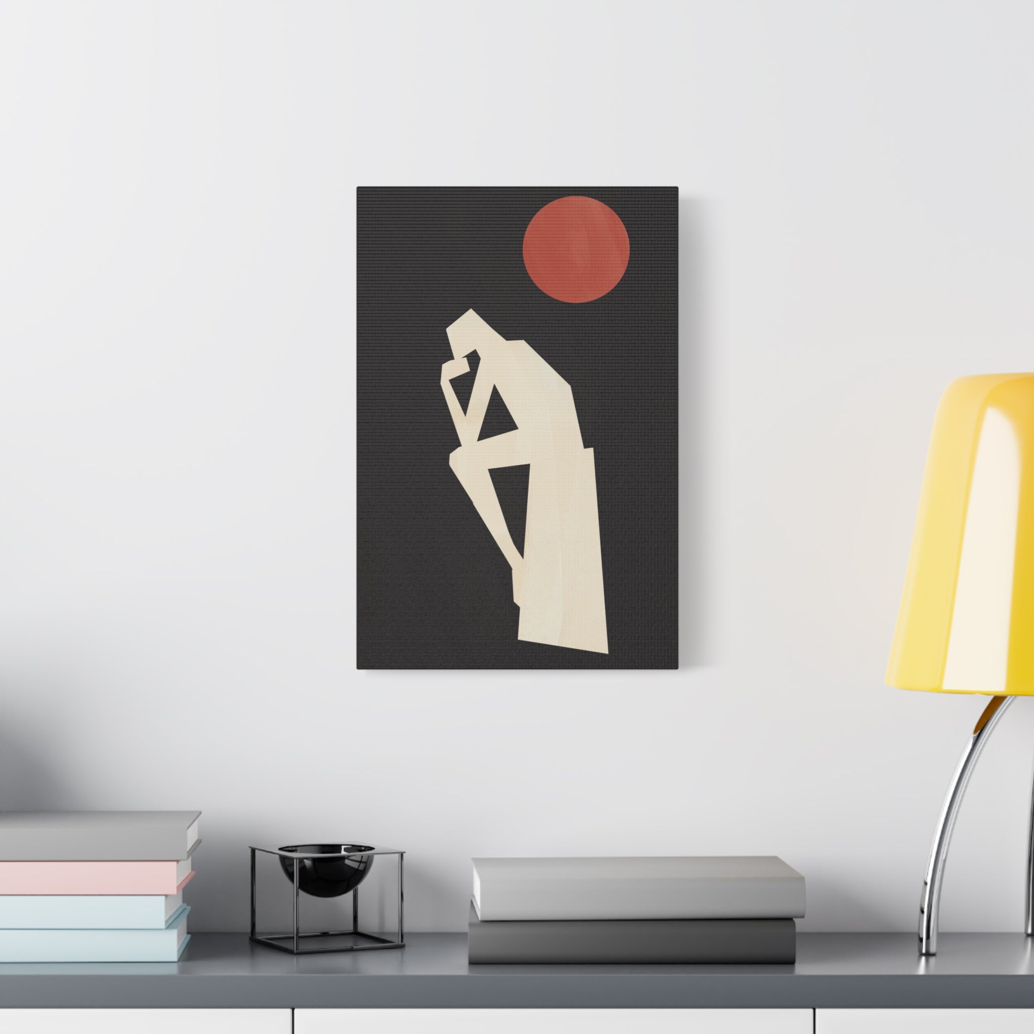canvas-print-rodin-sculpture-the-thinker-illustration-art-lover-living-room-decor-wall-art-stretched-matte-canvas-gift-home-d