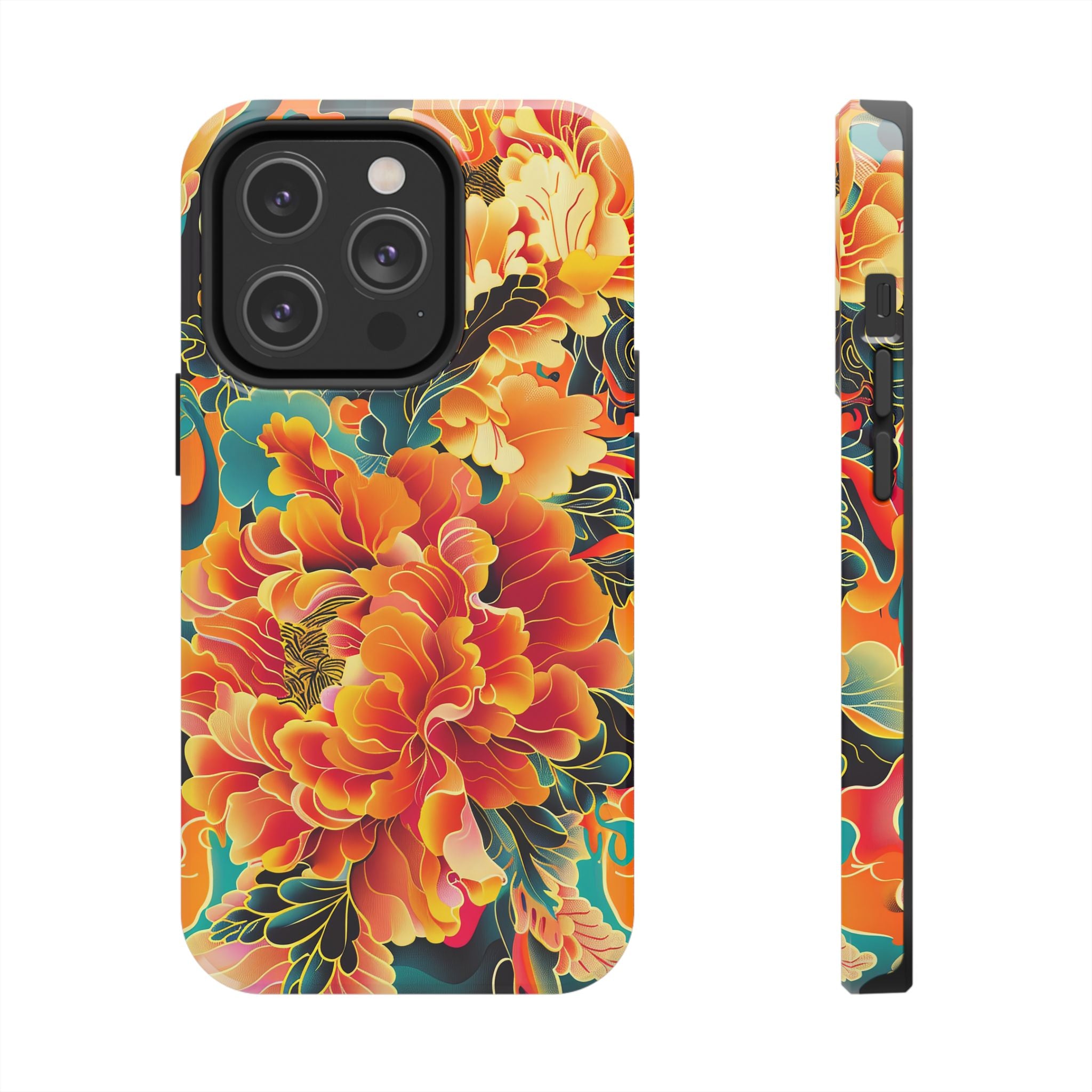 iphone-tough-case-retro-japanese-flowers-floral-phone-cover-vintage-japanese-style-protective-phone-case-asian-floral-design-