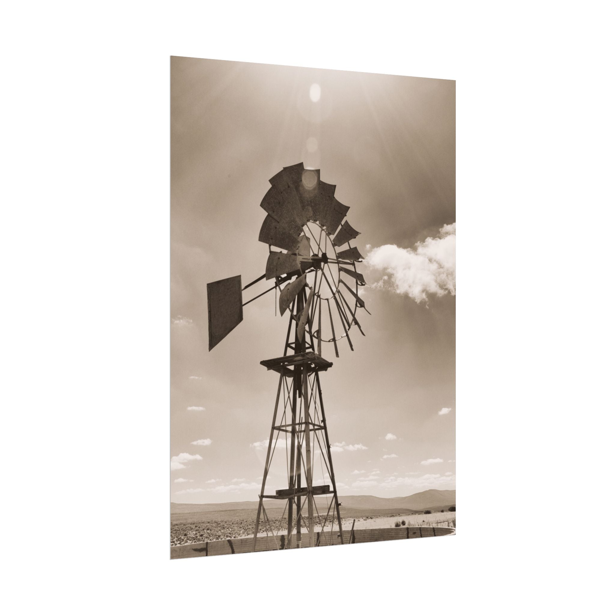 rustic-windmill-photography-poster-print-farm-house-wall-decor-gift-for-farmers-country-home-decor-windmill-wall-art