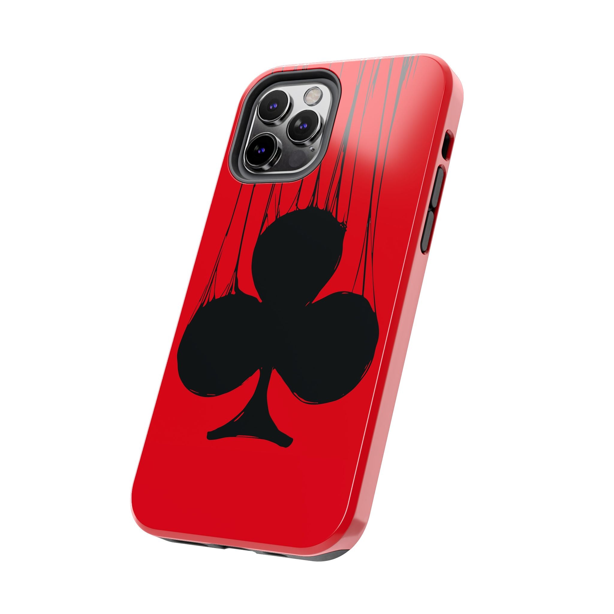 clubs-playing-cards-iphone-tough-case-protective-iphone-cover-card-game-lover-gift-gambling-theme-iphone-case-durable-card-su