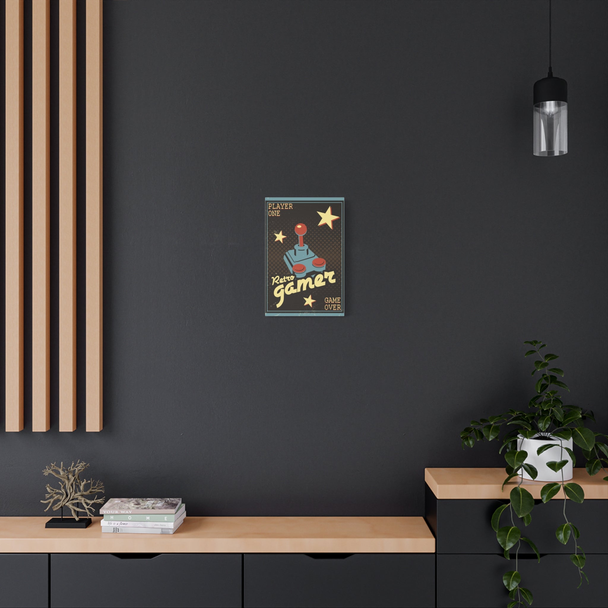canvas-wall-art-retro-gamer-home-decor-game-over-matte-canvas-print-gaming-wall-decor-video-game-art-gamer-gift-vintage-art