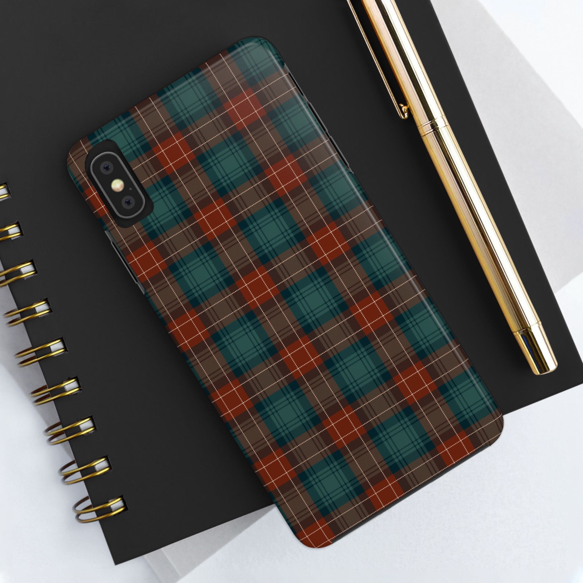 green-and-red-scottish-tartan-plaid-iphone-case-durable-tough-case-iphone-15-16-pro-max-trendy-scottish-tartan-plaid-green-re