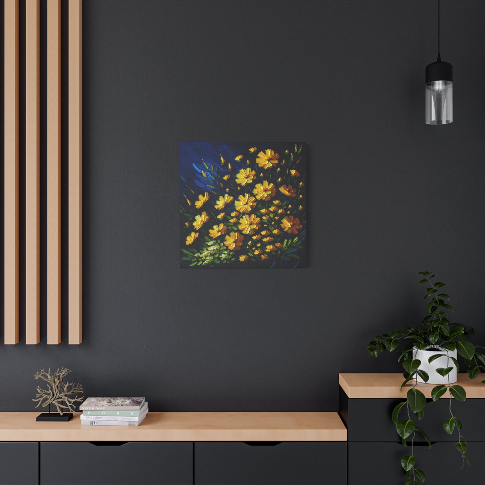canvas-print-yellow-wildflowers-matte-canvas-impasto-oil-painting-stretched-wall-art-home-decor-floral-print-gift-for-nature-