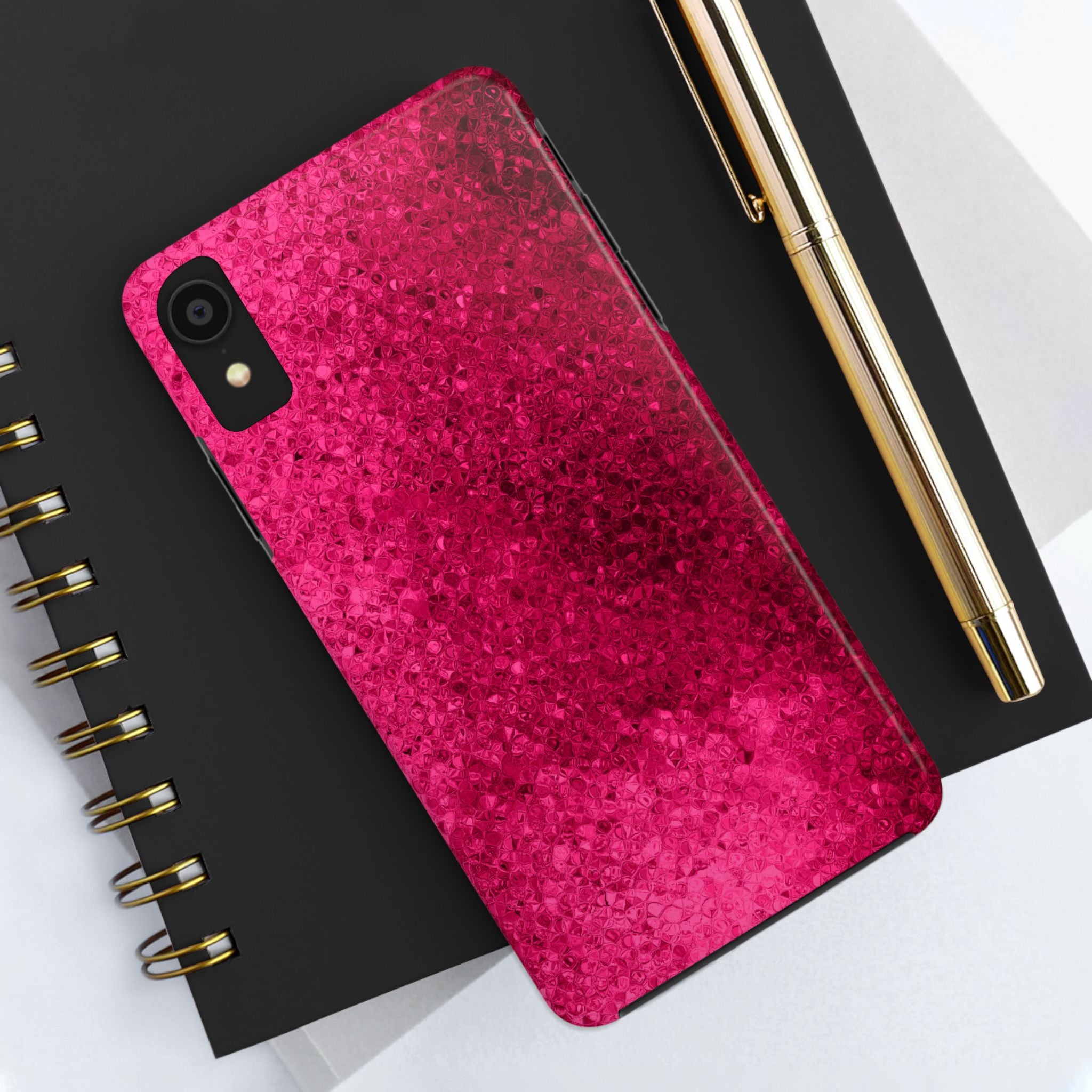 glittery-pink-barbie-iphone-tough-cases-girly-phone-covers-protective-smartphone-cases-iphone-15-16-pro-max-trendy-pink-phone