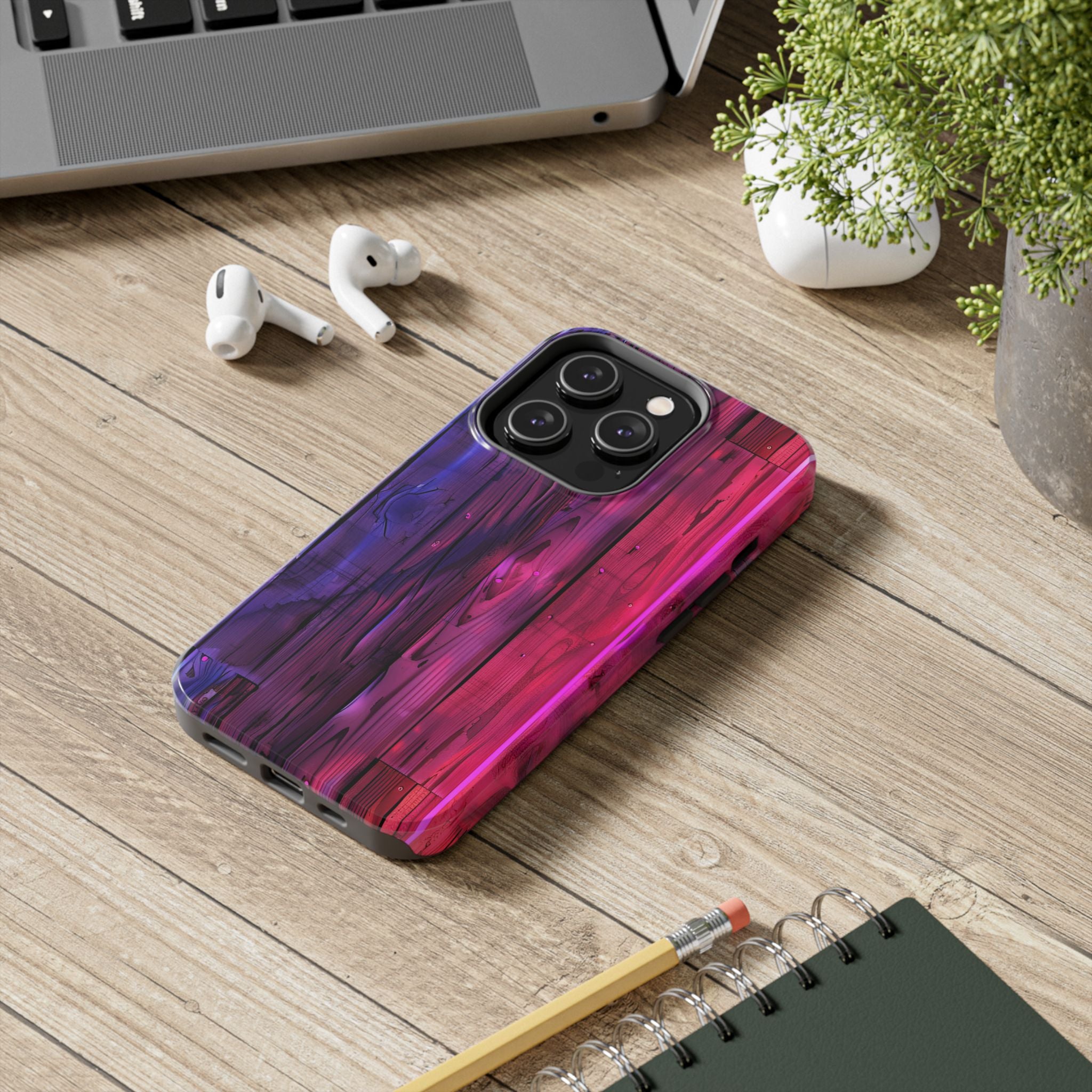 disco-neon-tough-iphone-cases-wood-grain-texture-iphone-case-cover-protective-iphone-shell-unique-iphone-accessories-iphone-1