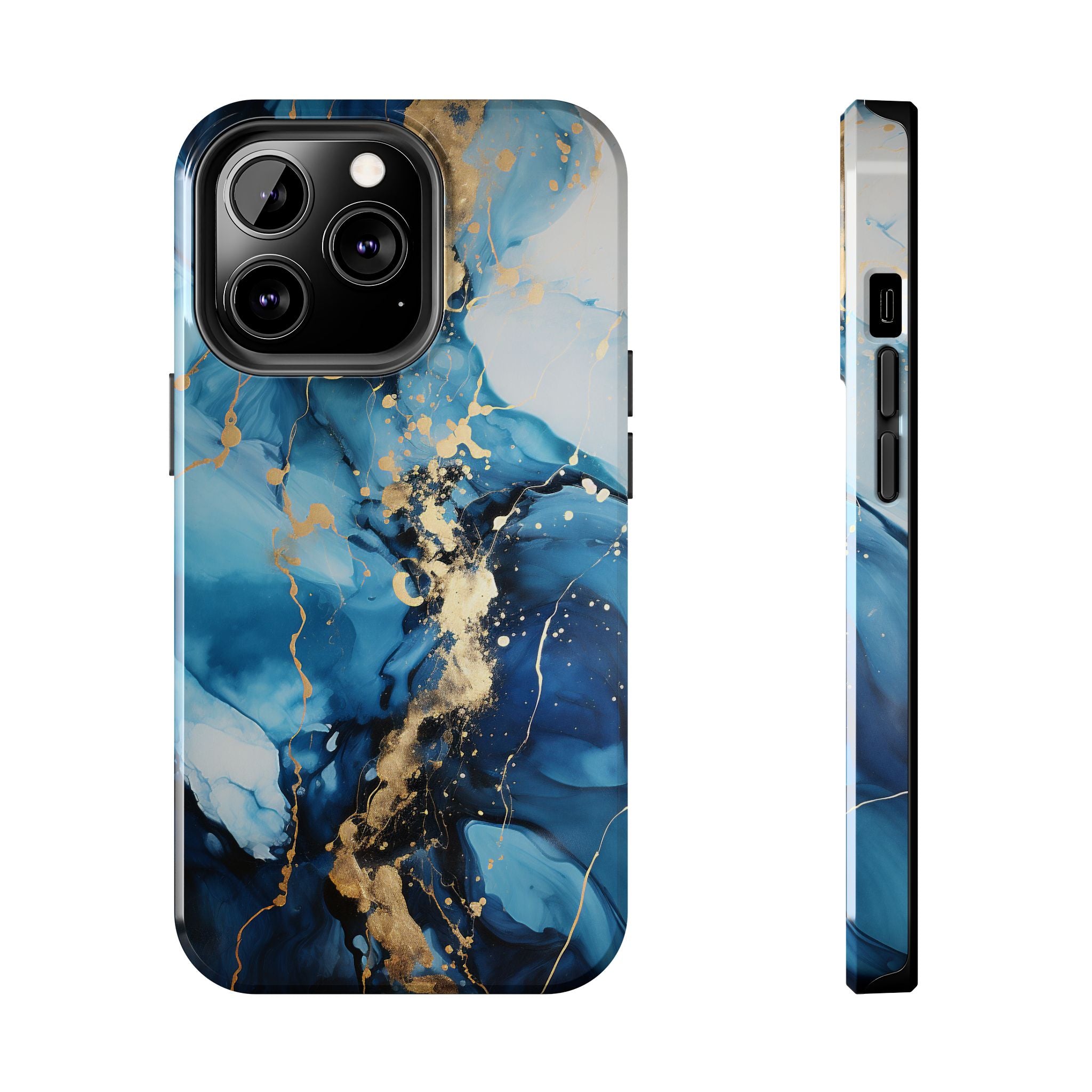 blue-gold-marble-iphone-tough-case-elegant-minimalist-protective-cover-stylish-phone-shell-hard-shell-iphone-case-trendy-acce