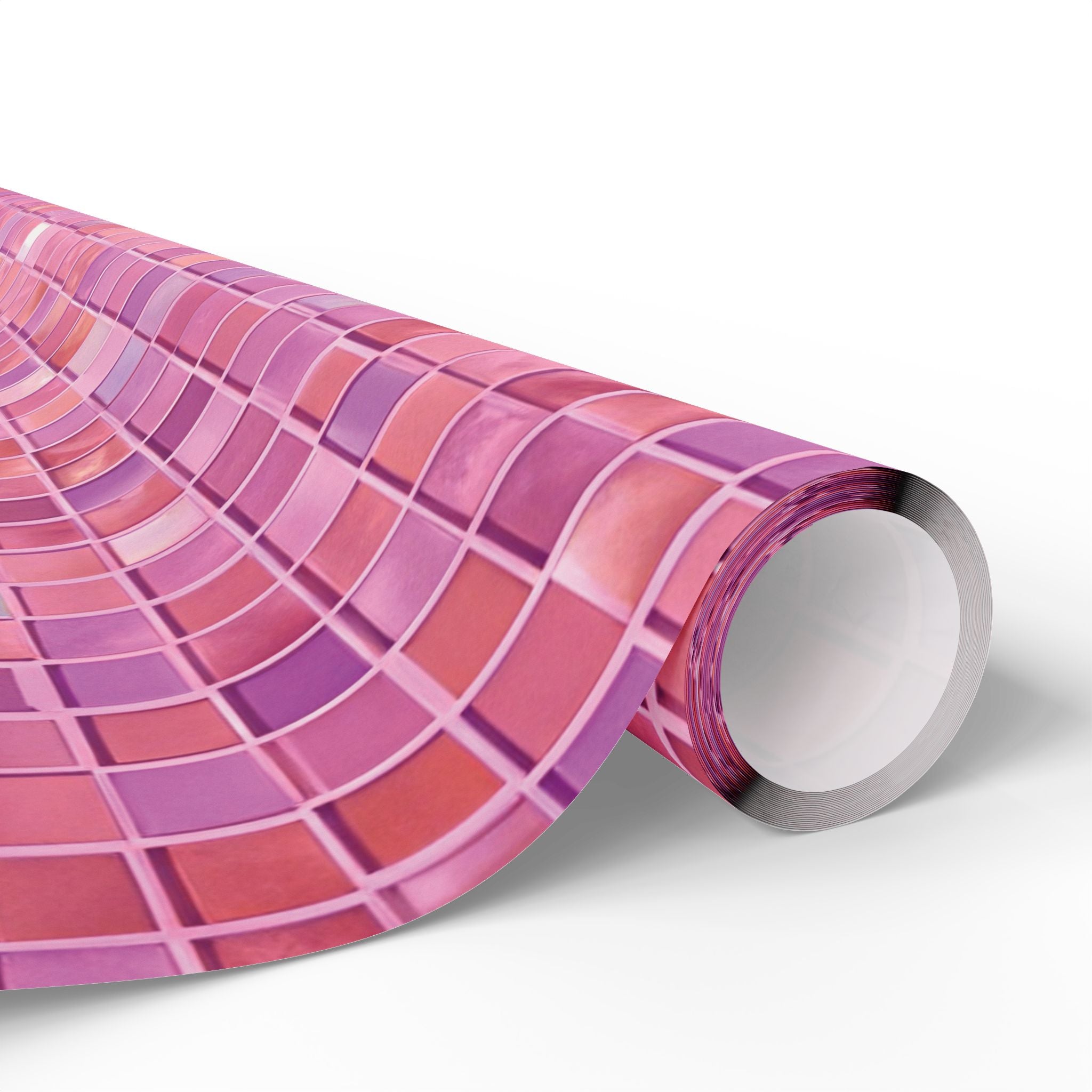 pastel-mosaic-wrapping-paper-pink-hologram-elegant-gift-wrap-for-special-occasions-birthdays-holidays-gift-wrap-wrapping-shee