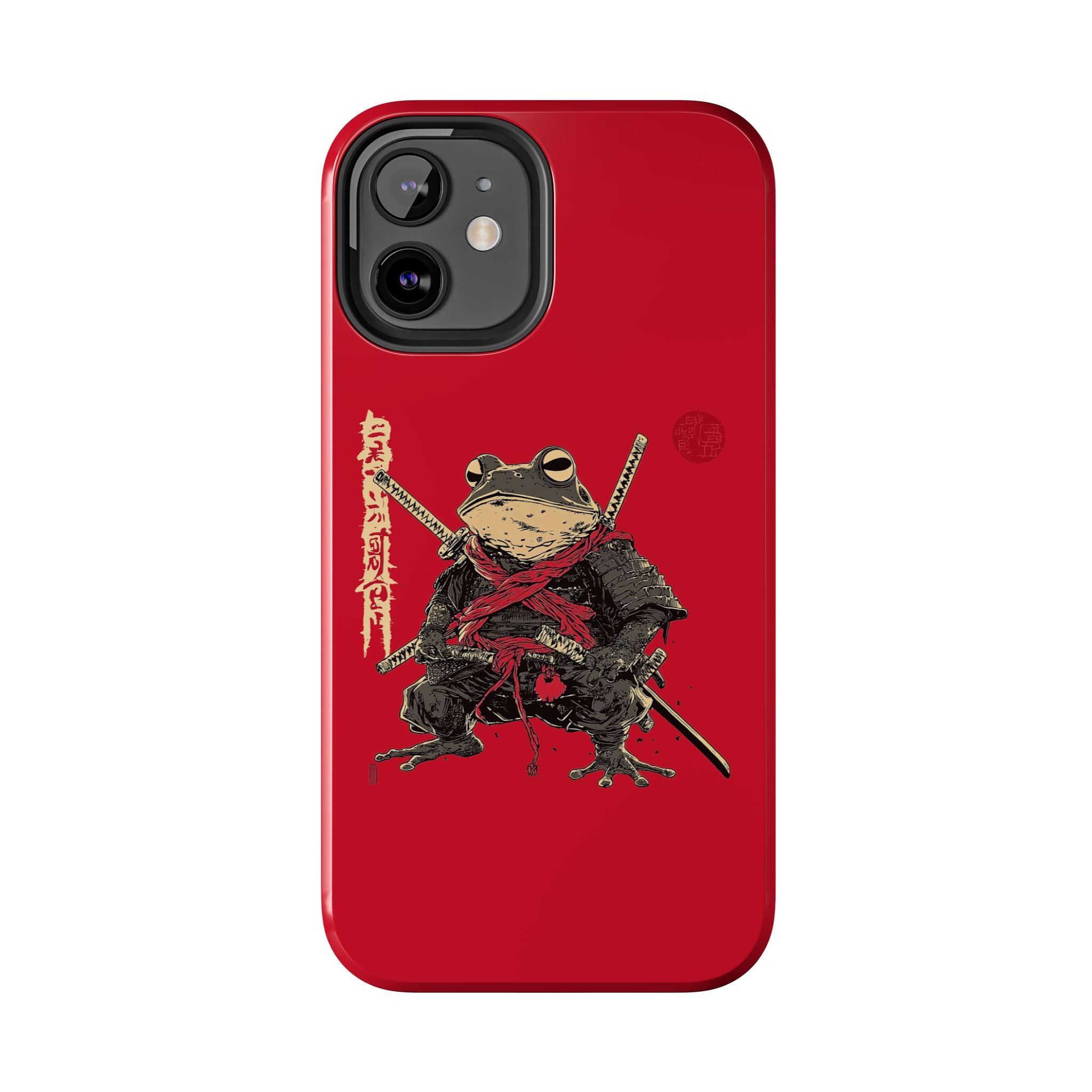 retro-vintage-ninja-frog-iphone-tough-case-red-sun-japanese-samurai-frog-design-stylish-tough-protector-red-iphone-case
