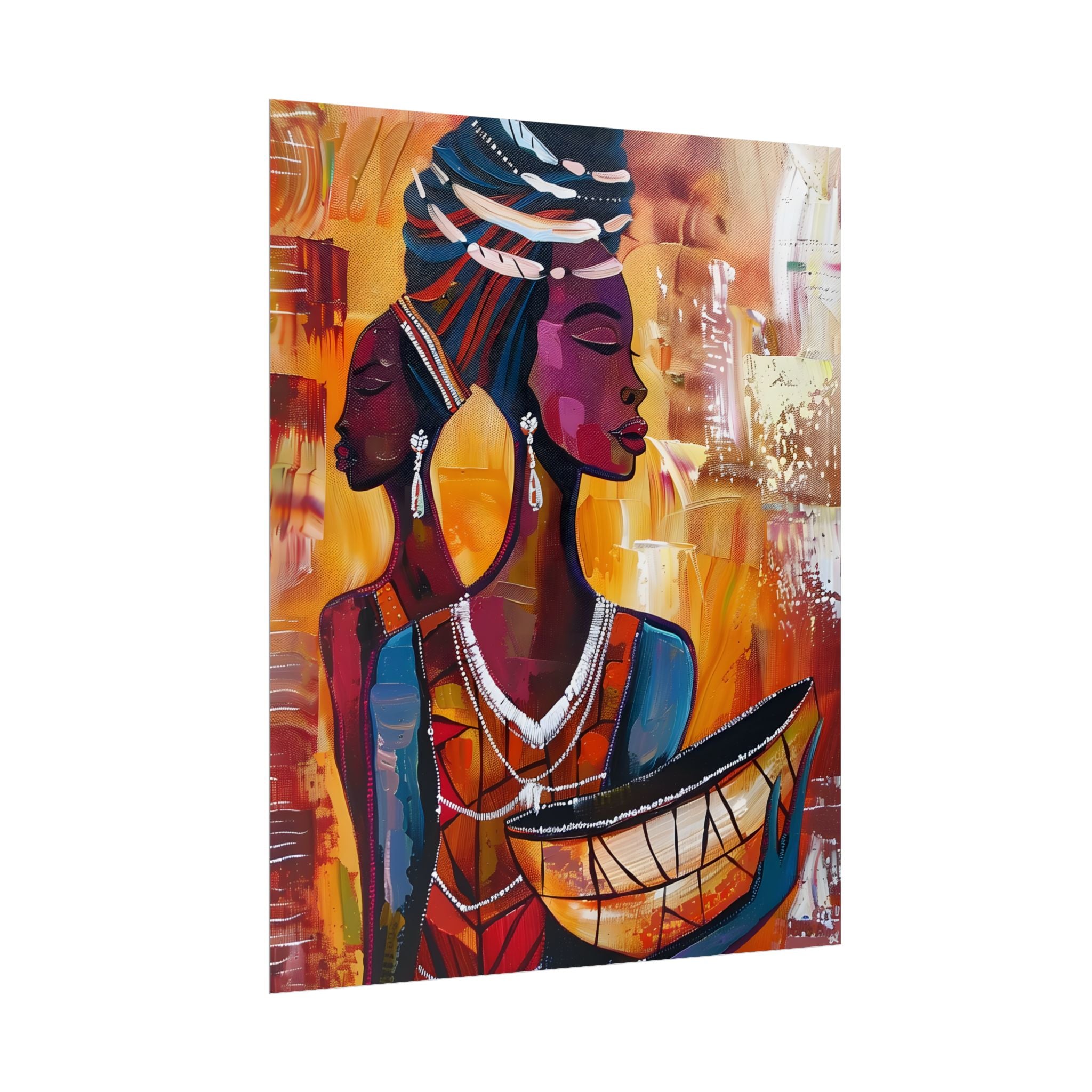 traditional-african-woman-poster-print-african-portrait-afrocentric-home-wall-decor-tribal-art-african-american-art-ethnic-wa