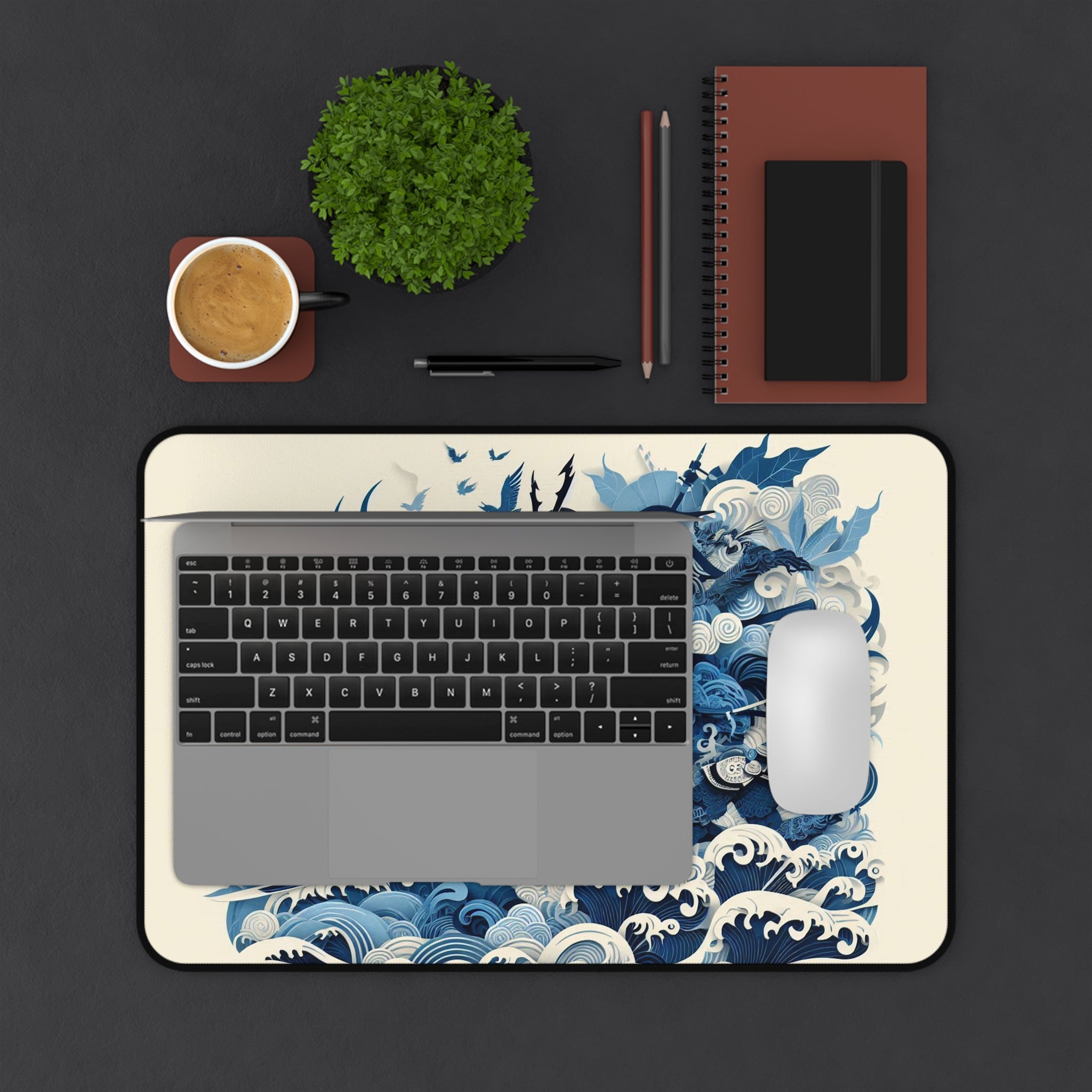 anime-ink-drawing-samurai-warrior-mouse-pad-japanese-katana-samurai-warrior-desk-mat-japanese-anime-samurai-desk-pad