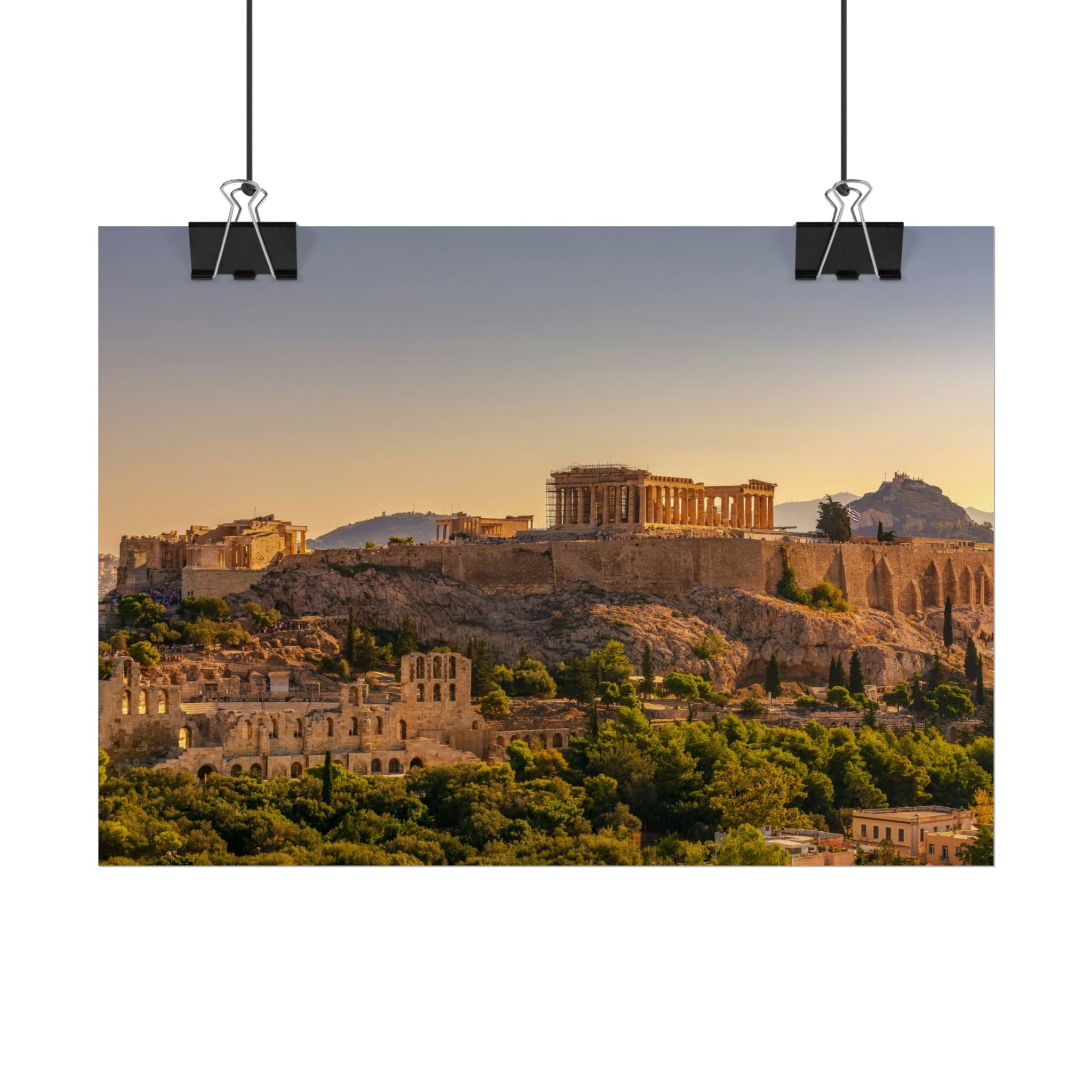 acropolis-panoramic-fine-art-poster-print-greek-wall-art-athens-greece-home-decor-travel-lover-gift-landscape