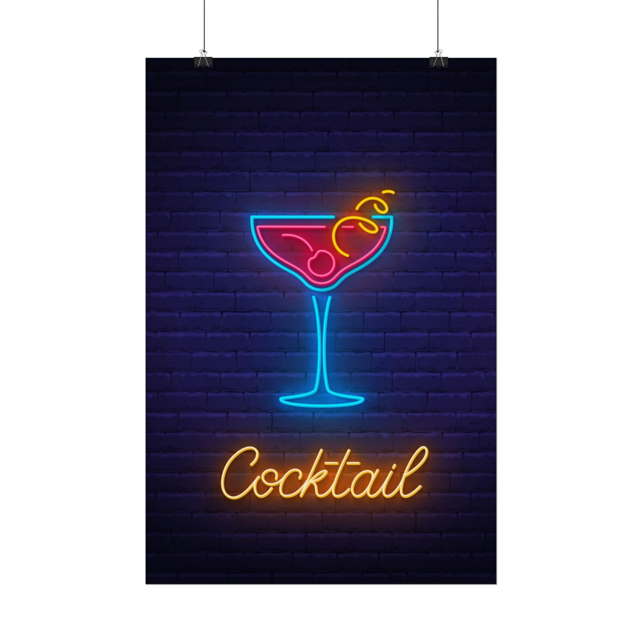 cocktail-neon-martini-poster-wall-art-decor-large-poster-artwork-cocktail-print-bar-decor-kitchen-wall-art