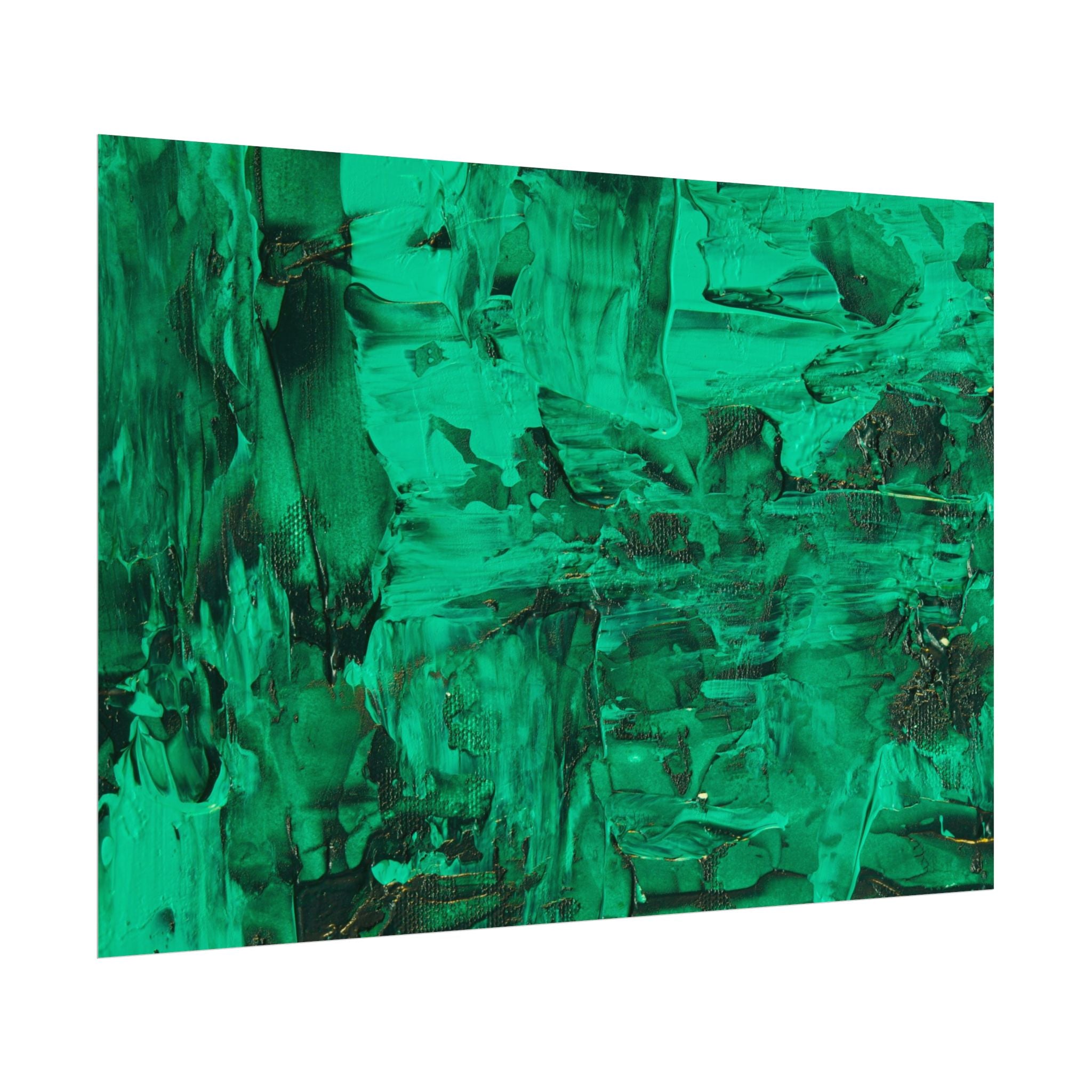 Abstract Green Poster Wall Art, Home Decor, Office Decor, Green Canvas Bedroom, Green Poster Print, Modern Art, Green Wall Decor