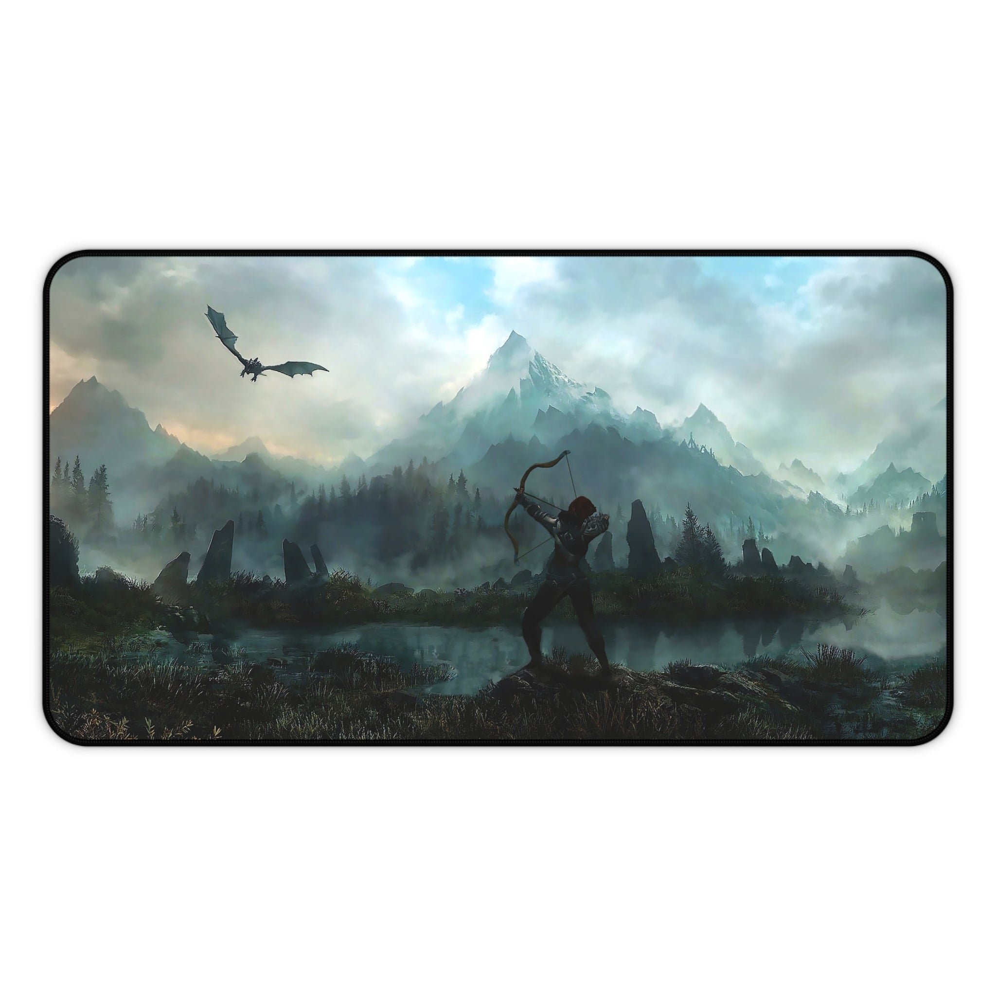 aela-skyrim-deskpad-the-elder-scrolls-elsweyr-mousepad-gaming-desk-mat-dragon-and-viking-warrior-desk-decor