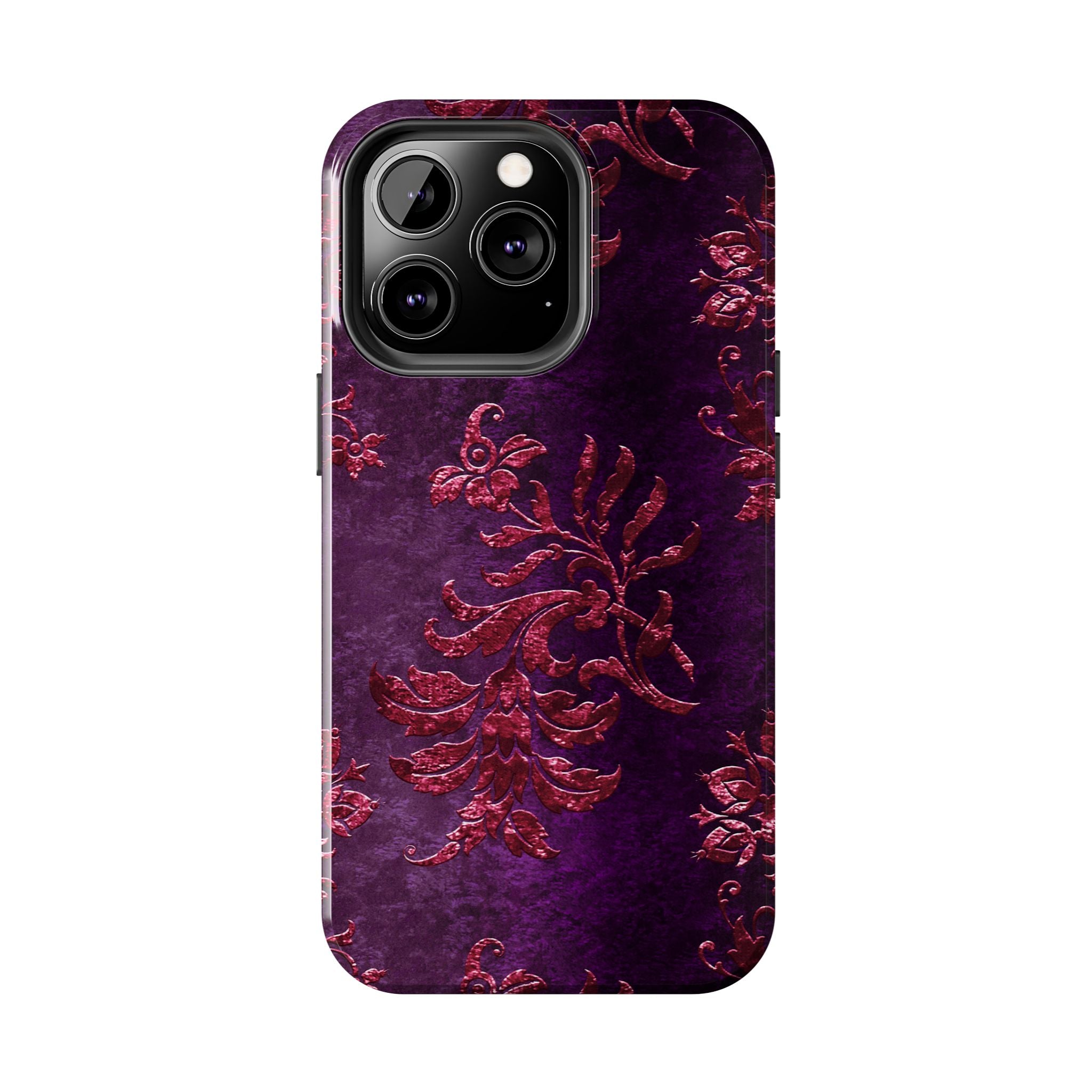 embossed-burgundy-velvet-tough-iphone-case-protective-iphone-cover-heavy-duty-iphone-case-rugged-phone-case-durable-smartphon