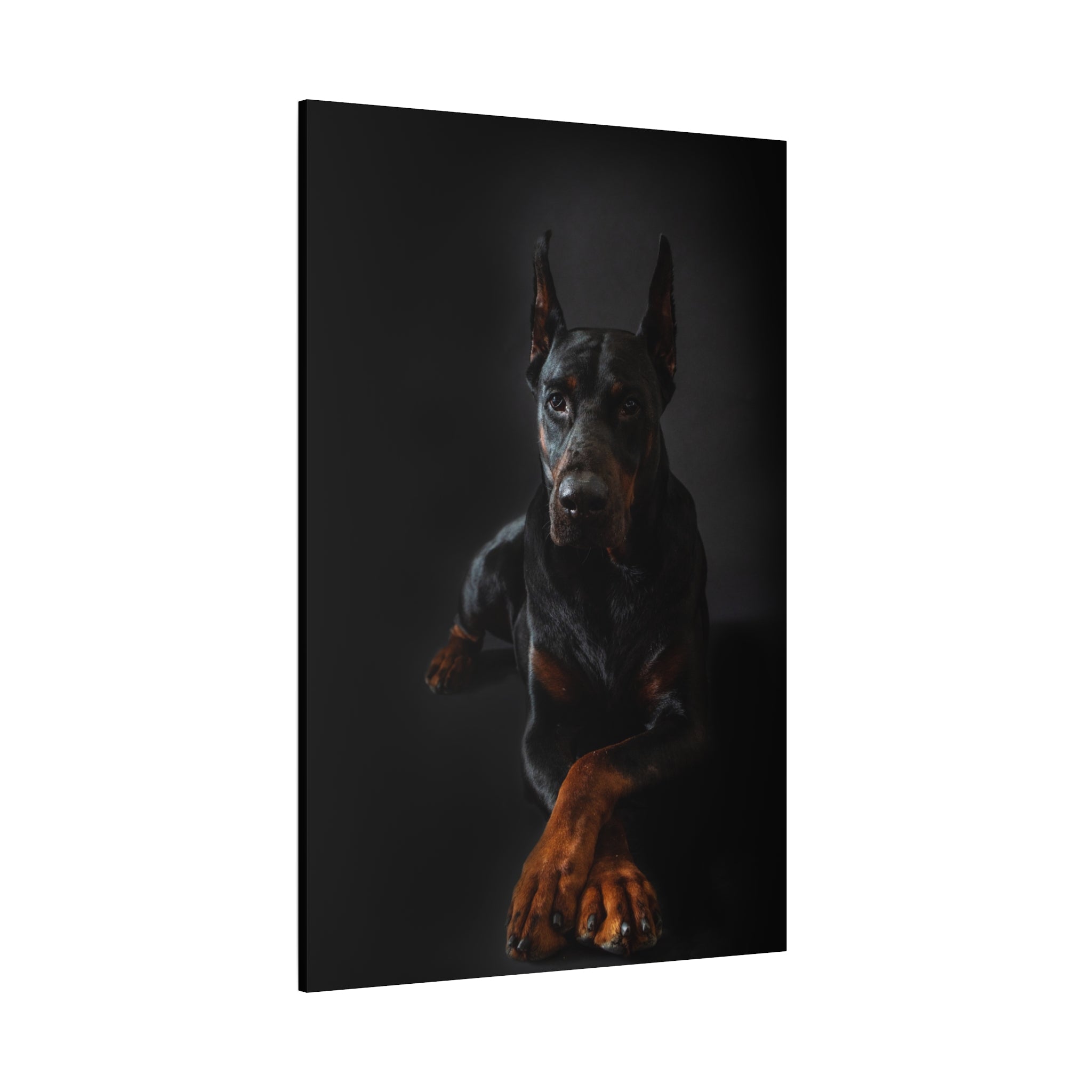 canvas-print-doberman-dog-wall-art-home-decor-office-decor-stretched-matte-canvas-1-25-gift-for-dog-lovers-animal-artwork-pet