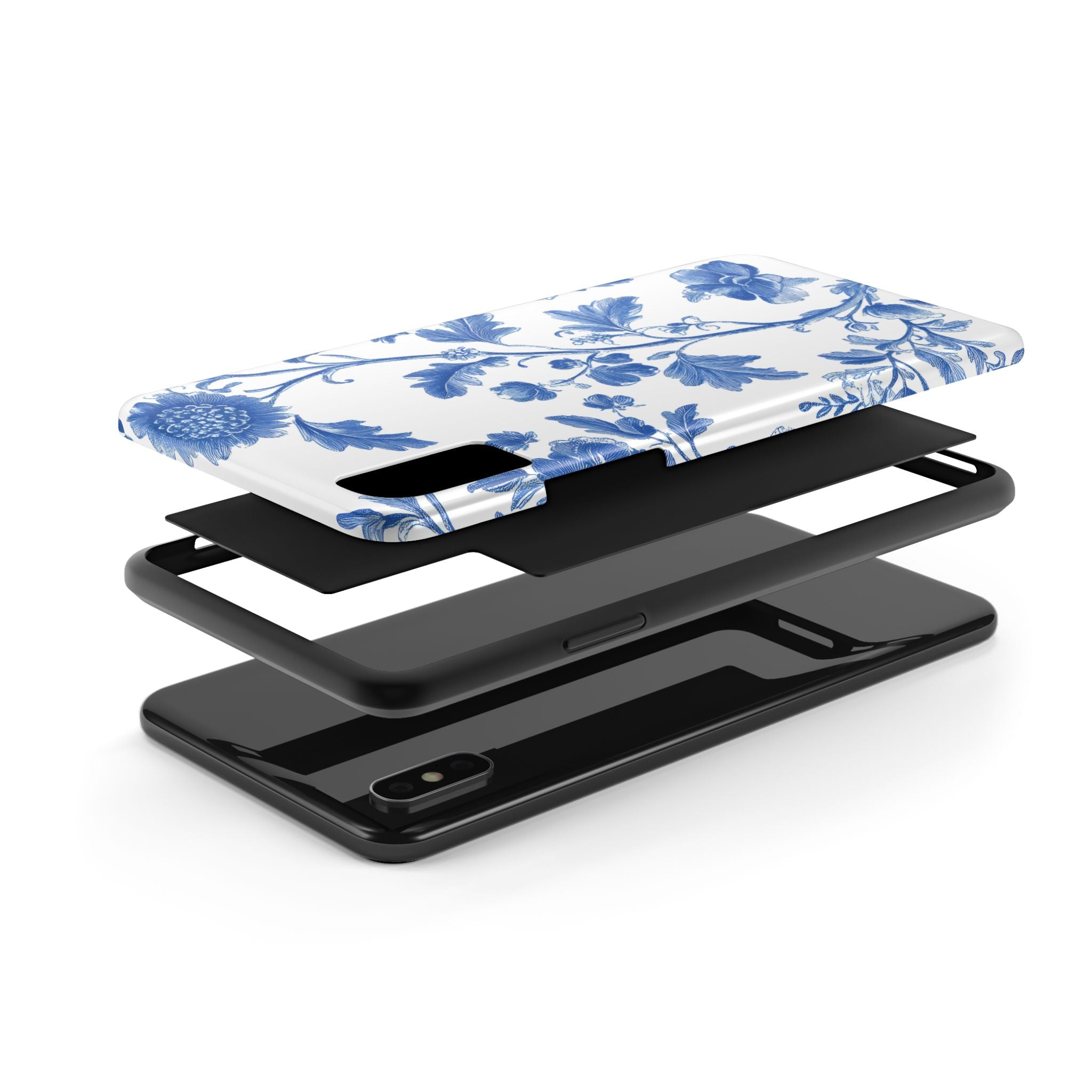 french-toile-floral-tough-iphone-case-blue-iphone-cover-protective-iphone-case-hard-shell-iphone-case-vintage-design-iphone-c