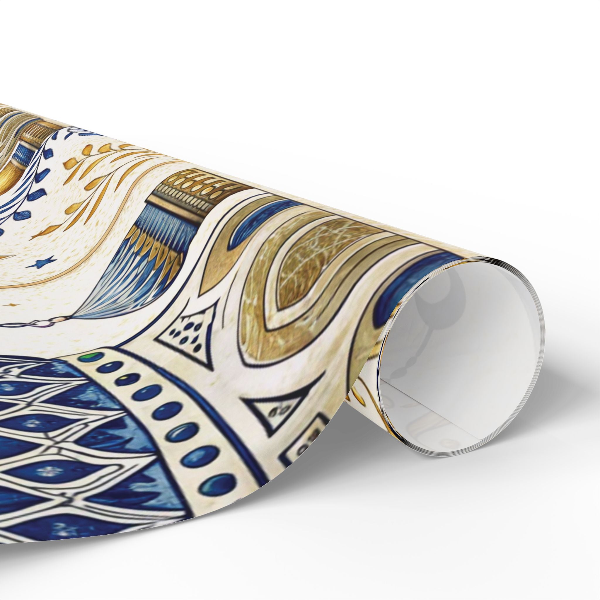 ramadan-night-wrapping-papers-islamic-crescent-moon-gift-wrap-mosque-silhouette-eid-holiday-supplies-festive-present-packagin