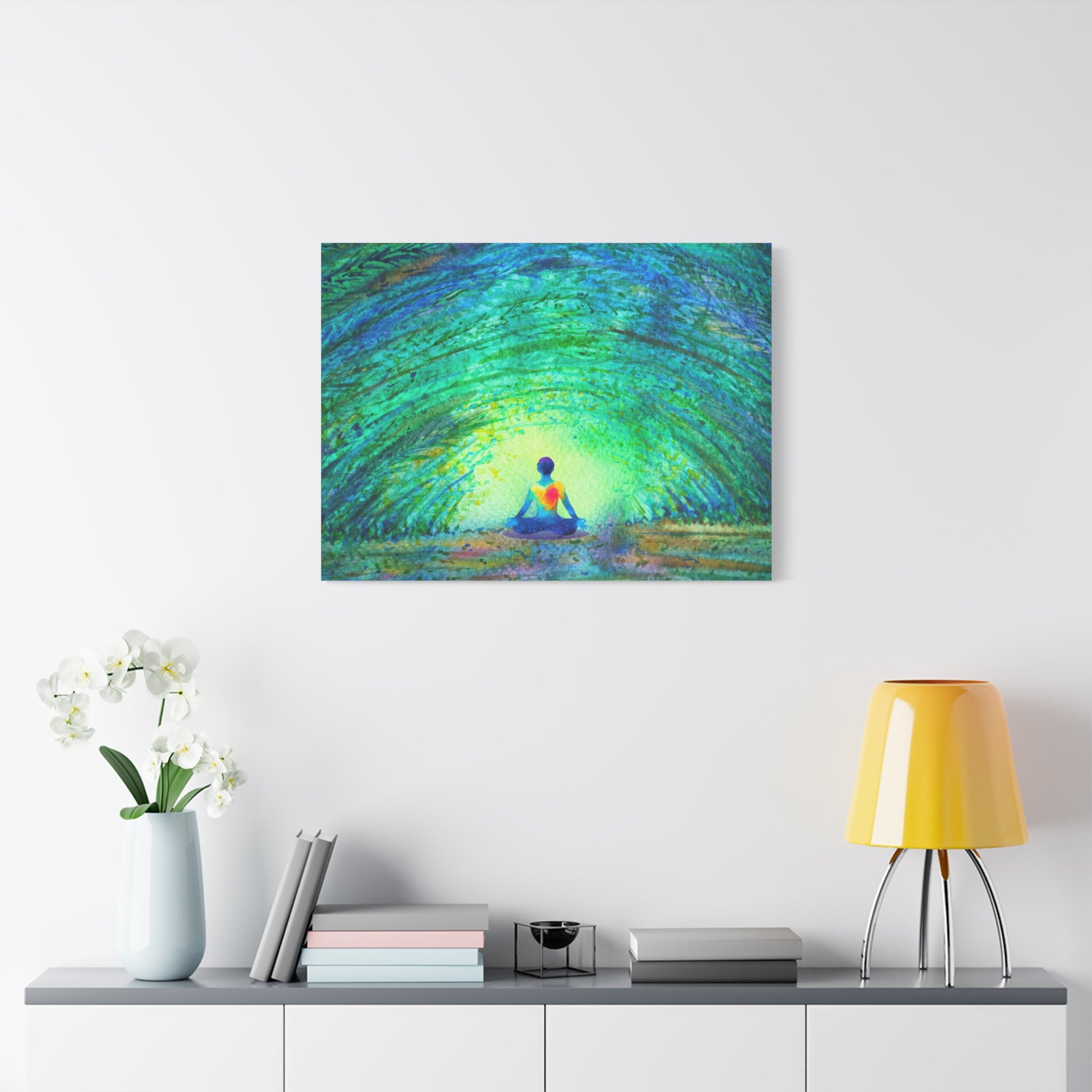 canvas-wall-art-yoga-nature-peace-home-decor-meditation-gift-mindfulness-painting-zen-retreat-print-living-room-decor
