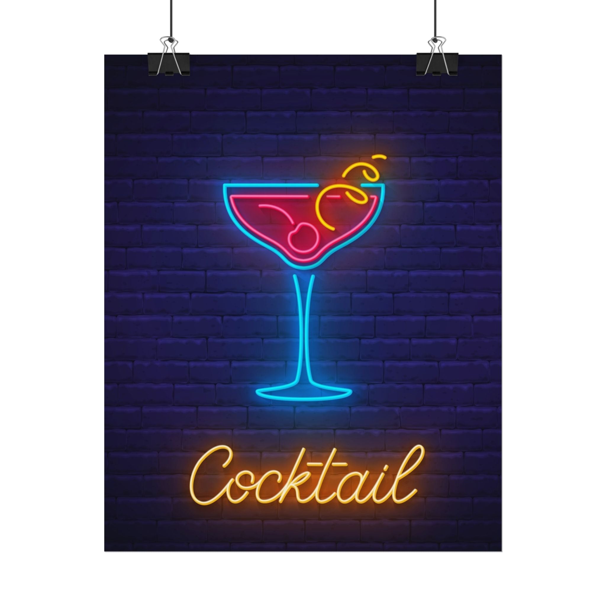 cocktail-neon-martini-poster-wall-art-decor-large-poster-artwork-cocktail-print-bar-decor-kitchen-wall-art