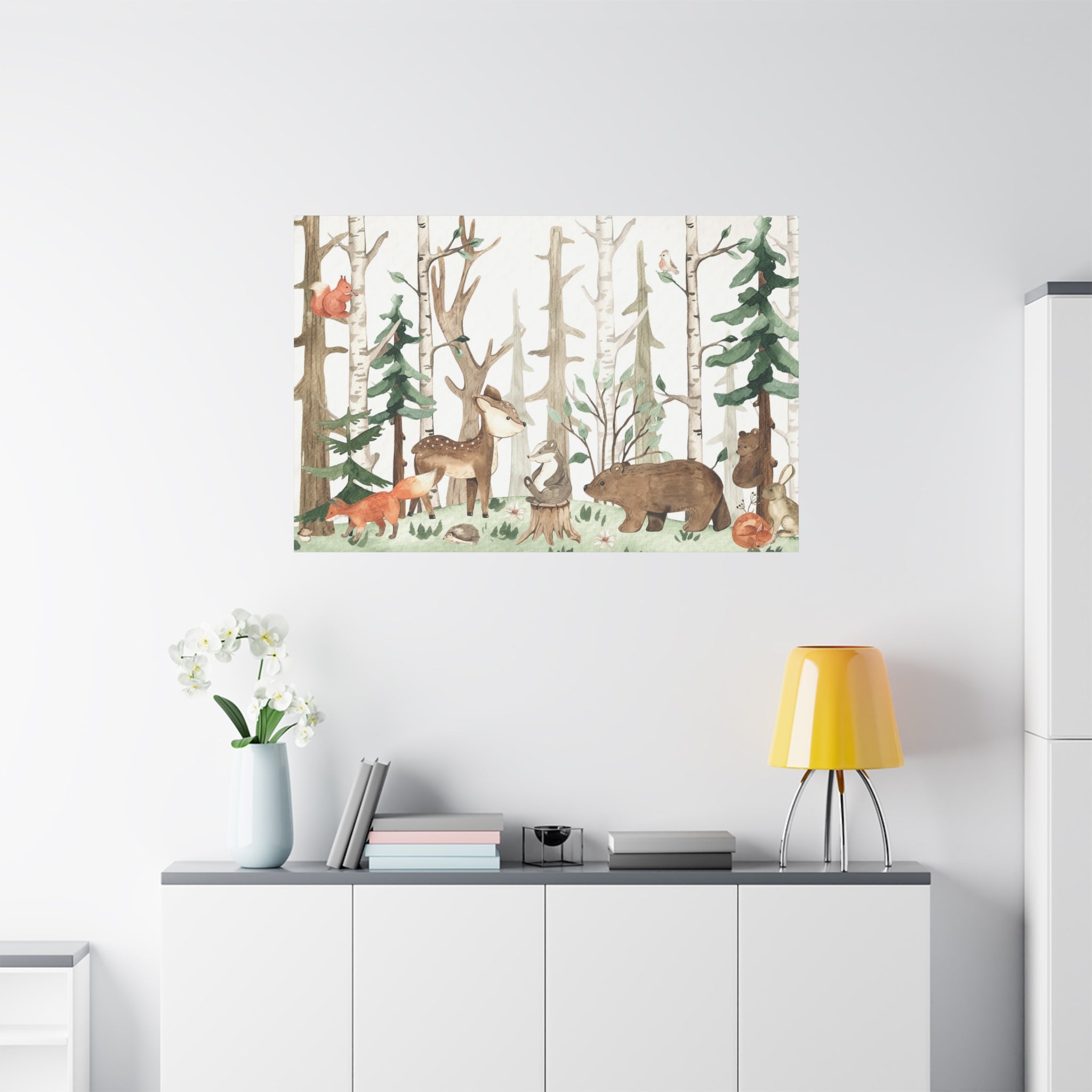 canvas-wall-art-jungle-safari-nursery-decor-safari-print-nursery-art-woodland-nursery-decoration-baby-nursery-safari-prints-1
