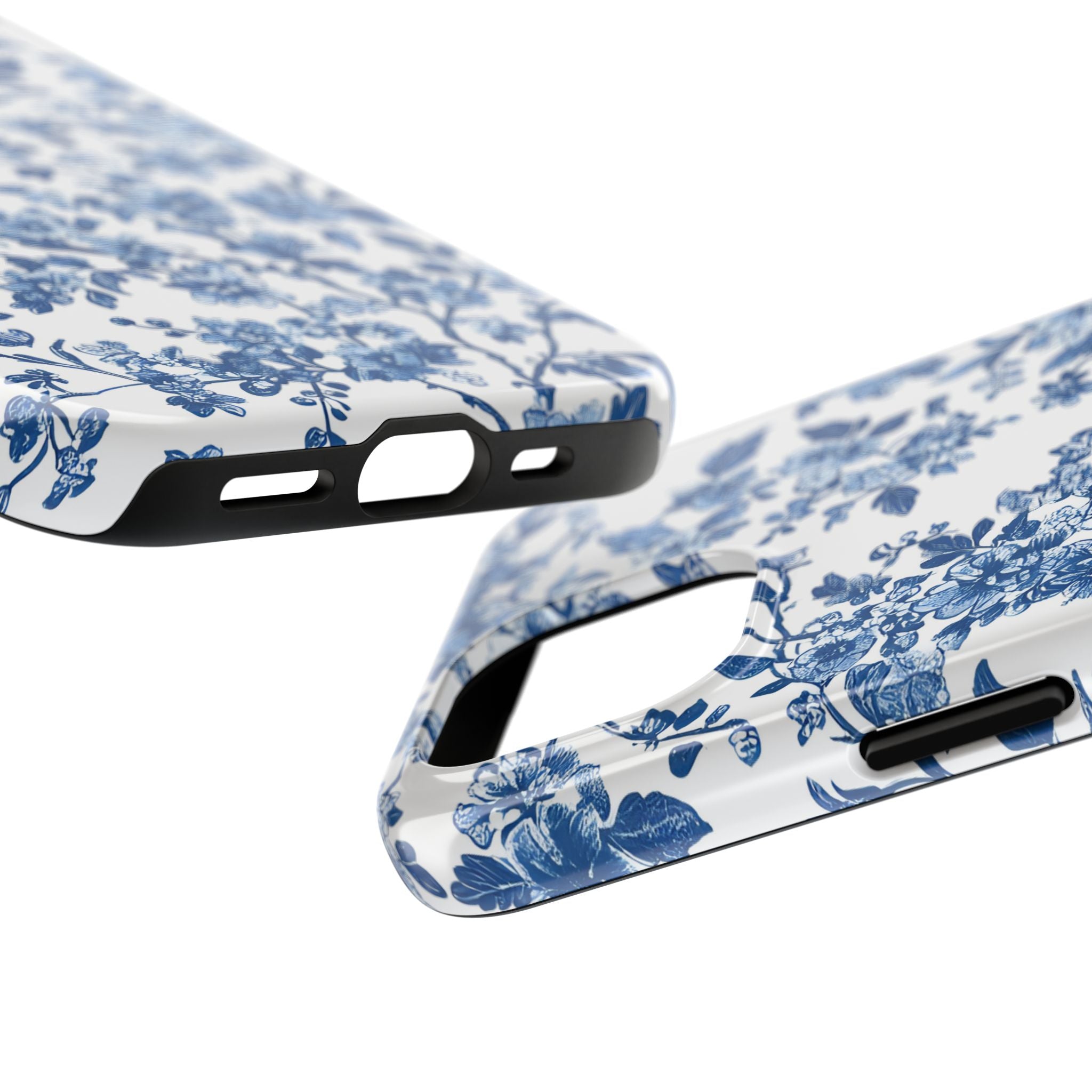 french-toile-floral-tough-iphone-case-blue-iphone-cover-protective-iphone-case-hard-shell-iphone-case-vintage-design-phone-ca
