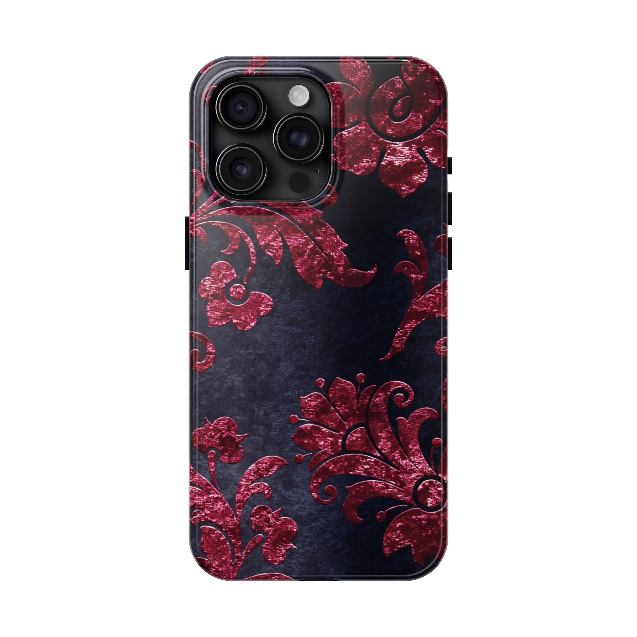 embossed-burgundy-velvet-tough-iphone-case-protective-iphone-cover-heavy-duty-iphone-case-rugged-phone-case-durable-smartphon