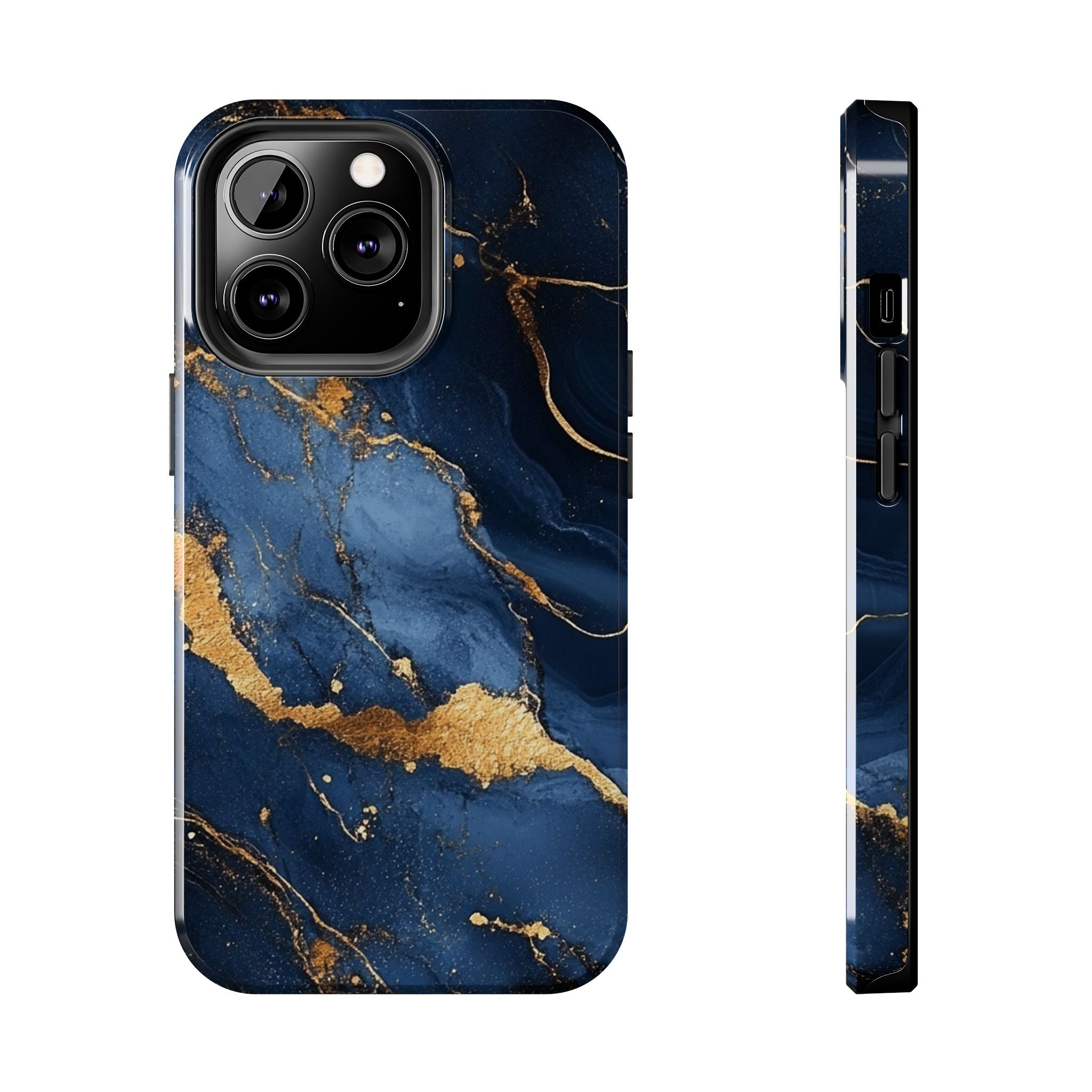 blue-gold-marble-iphone-tough-case-elegant-minimalist-protective-cover-stylish-phone-shell-hard-shell-iphone-case-trendy-acce