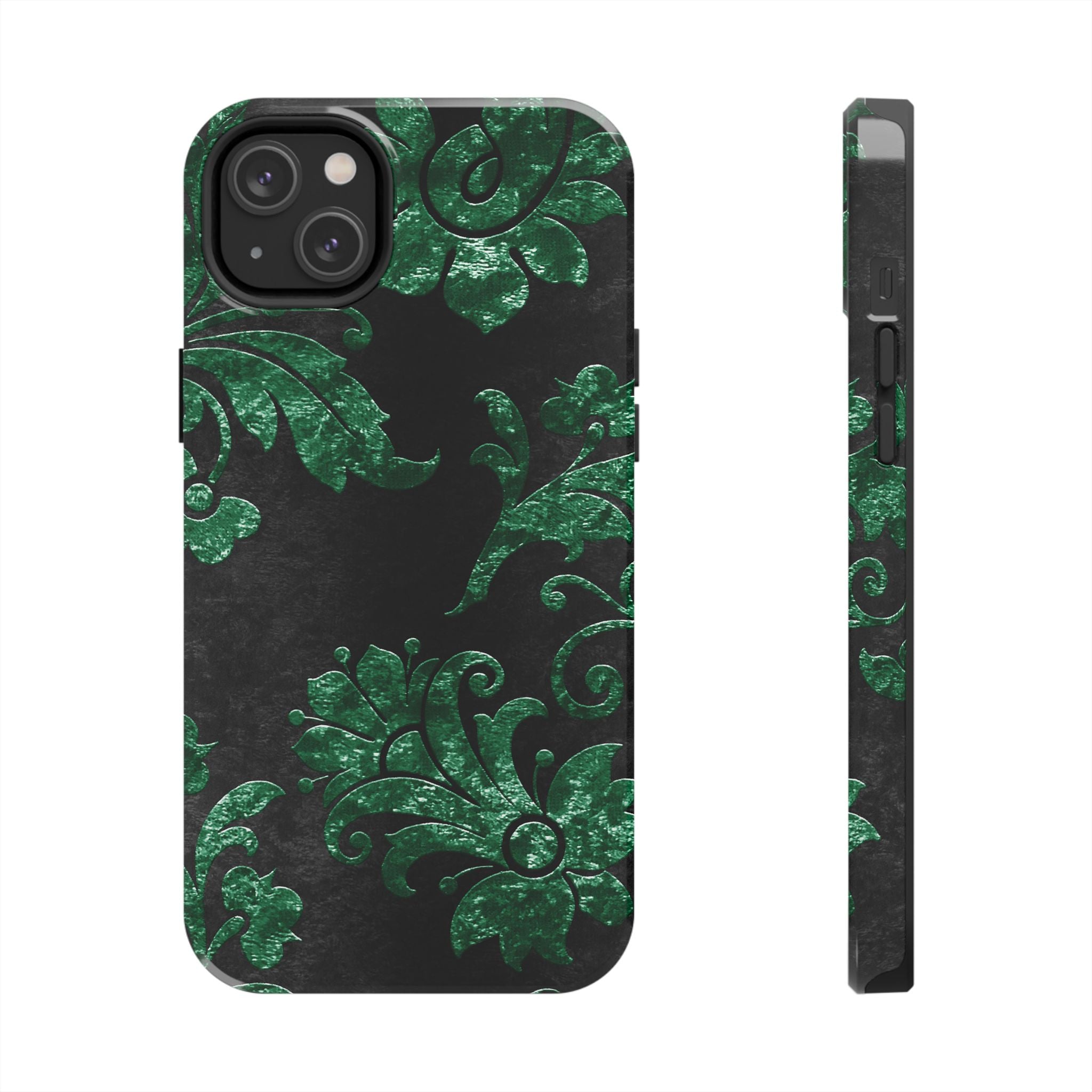 embossed-emerald-velvet-tough-iphone-case-protective-iphone-cover-heavy-duty-iphone-case-rugged-phone-case-durable-smartphone