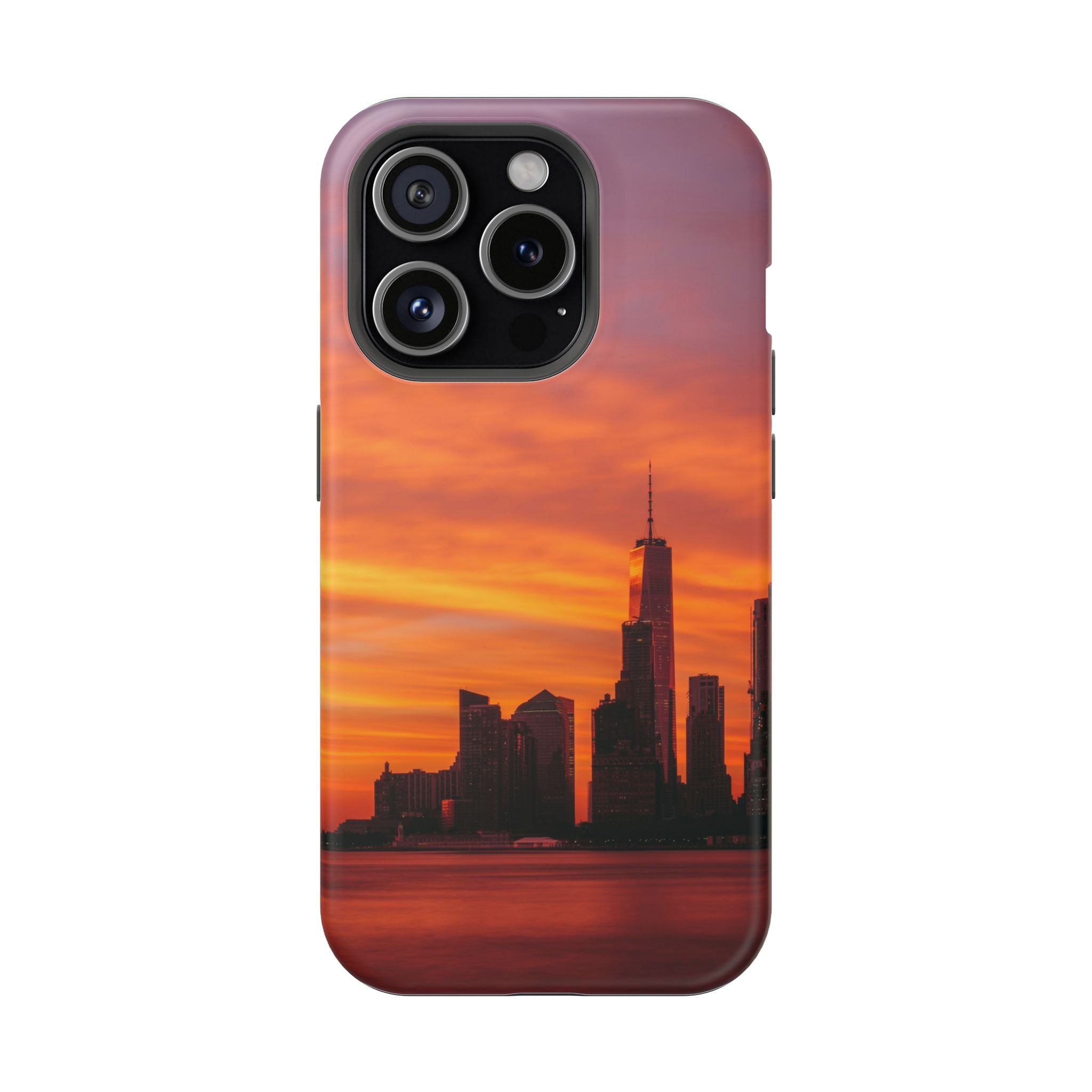 sunset-nyc-cityscape-magnetic-tough-case-durable-phone-protector-new-york-tough-case-gift-for-photographers-urban-aesthetic