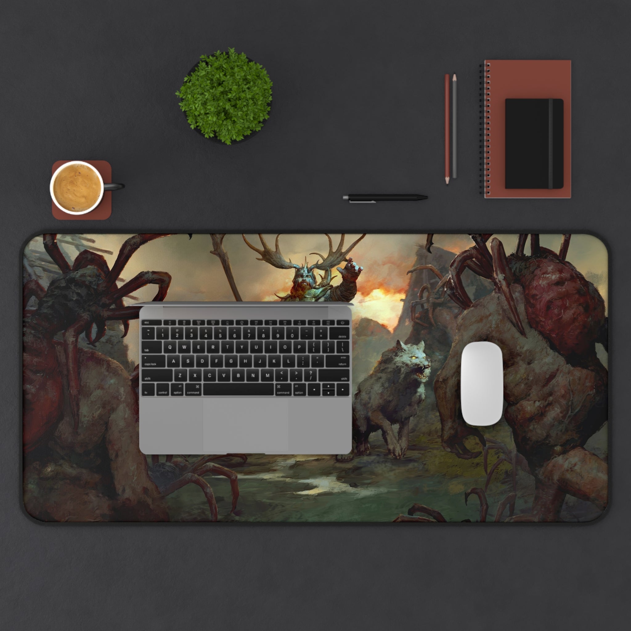 diablo-4-druid-gaming-mouse-pad-xl-desk-mat-gothic-desk-pad-diablo-iv-large-computer-mat-gamer-gift