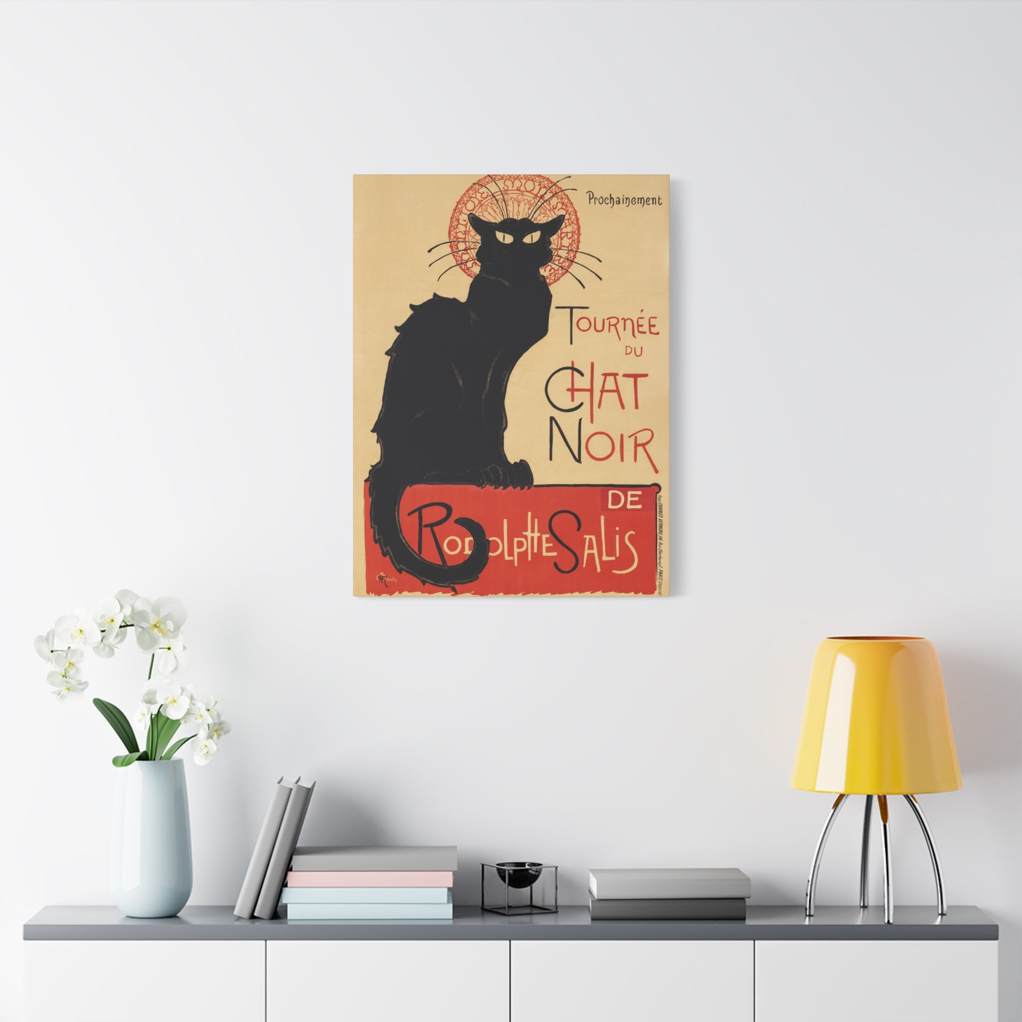 canvas-print-tournee-du-chat-noir-wall-art-matte-canvas-stretched-home-decor-living-room-theophile-steinlen-art-cat