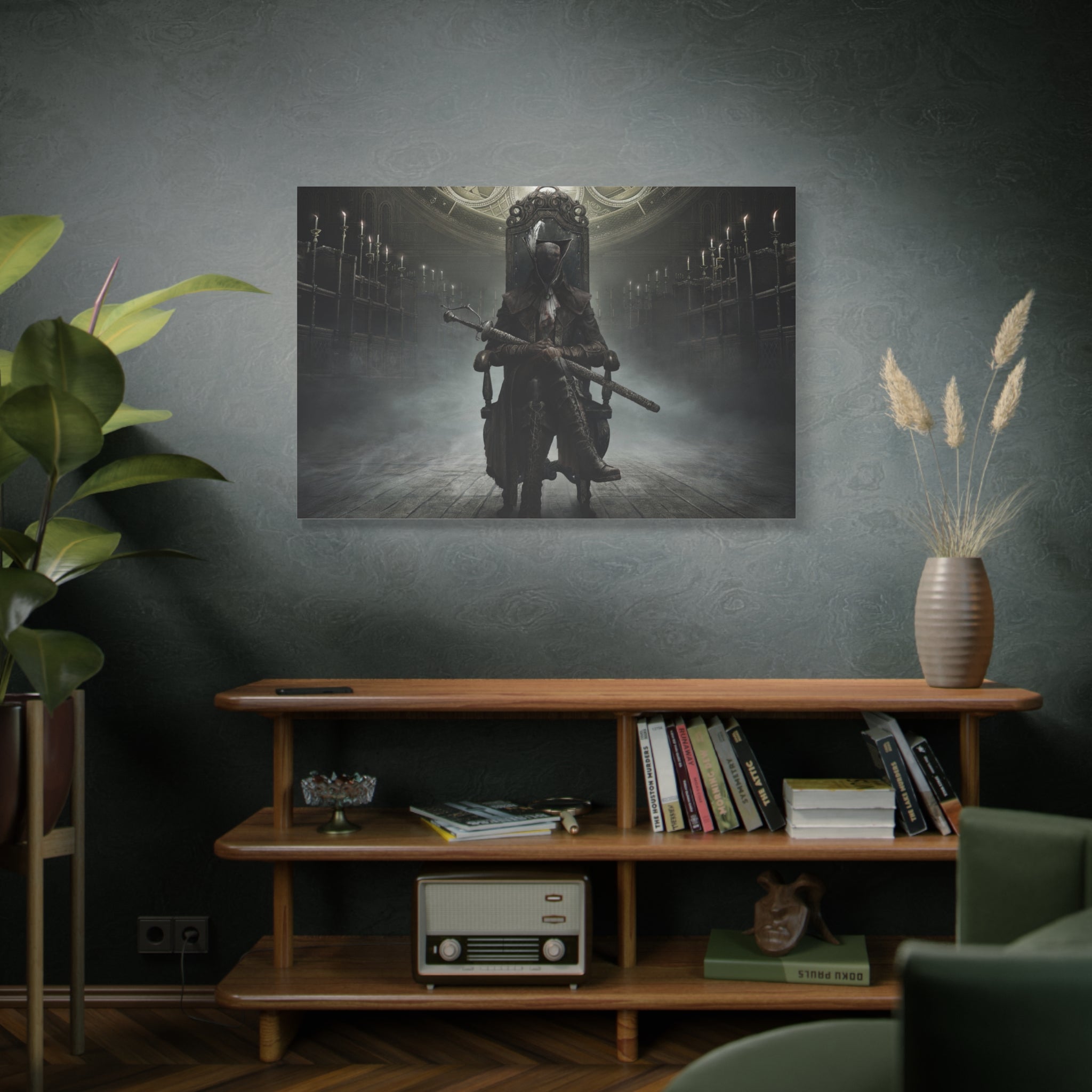 Bloodborne Boss Lady Maria Canvas Wall Art, Home Wall Decor, Game Wall Art Print, Gothic Art