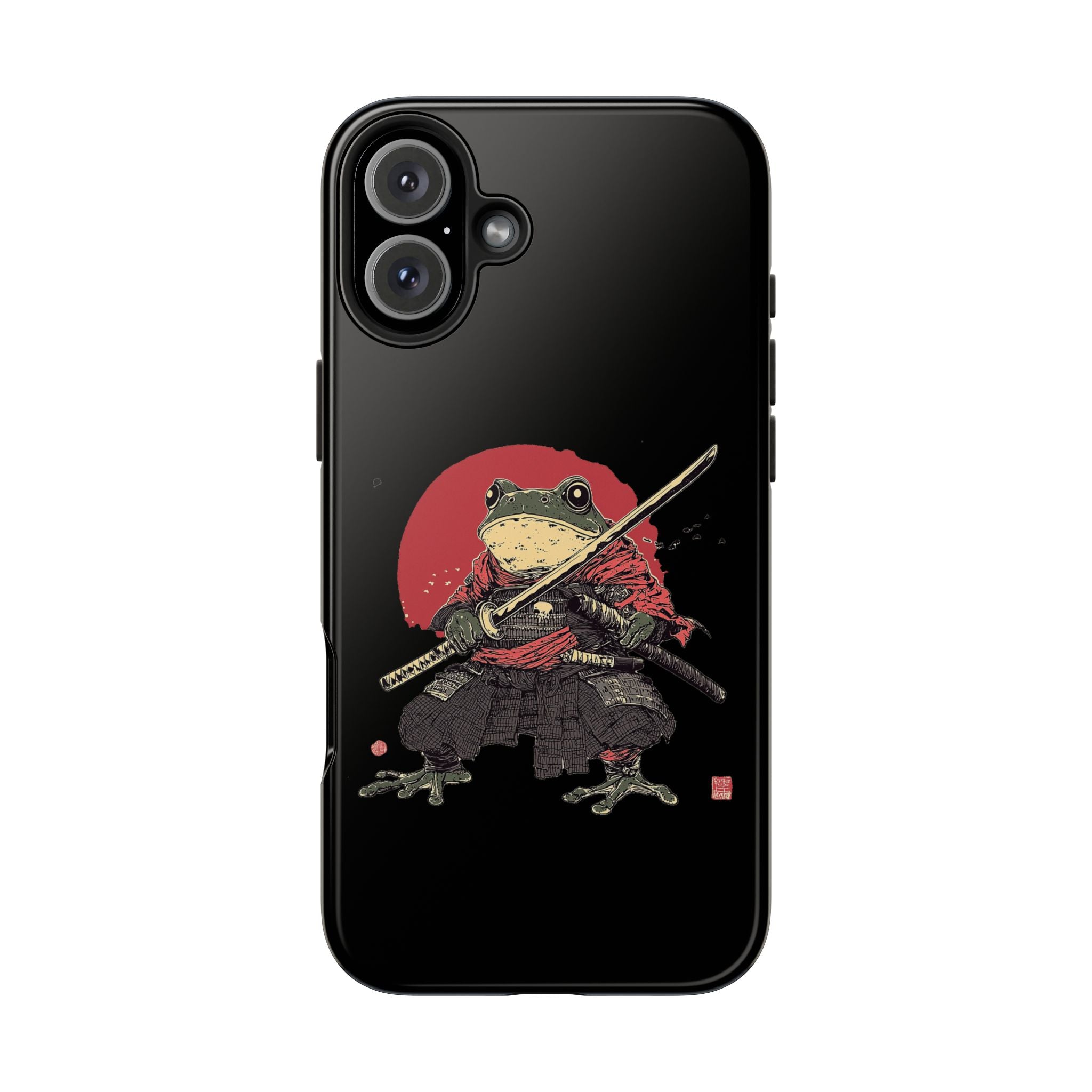 retro-vintage-ninja-frog-iphone-tough-case-red-sun-japanese-samurai-frog-design-ninja-warrior-black-iphone-hard-cover-1