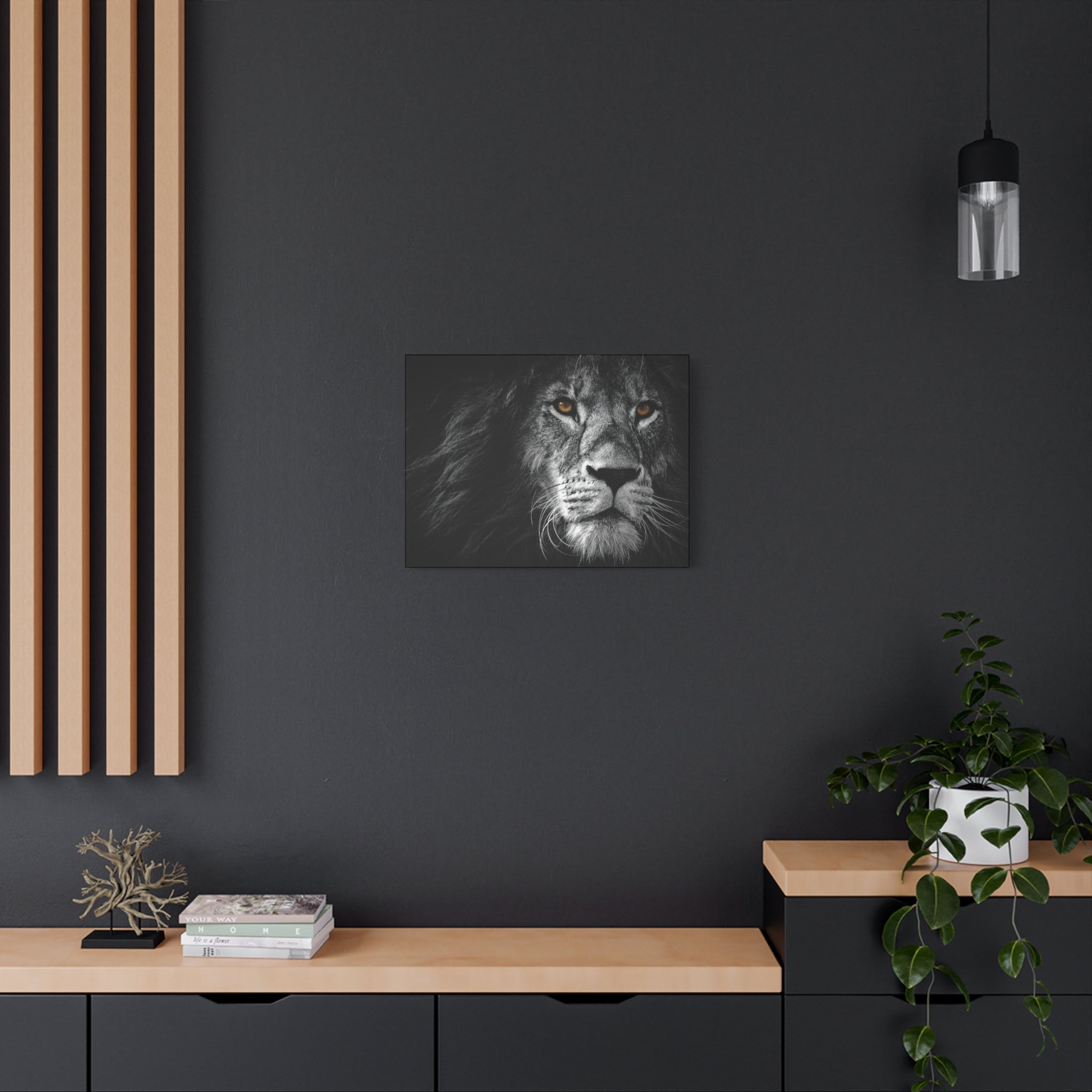 canvas-print-lion-wall-art-black-and-white-living-room-decor-matte-stretched-lion-poster-jungle-animal-art-print-wildlife-saf