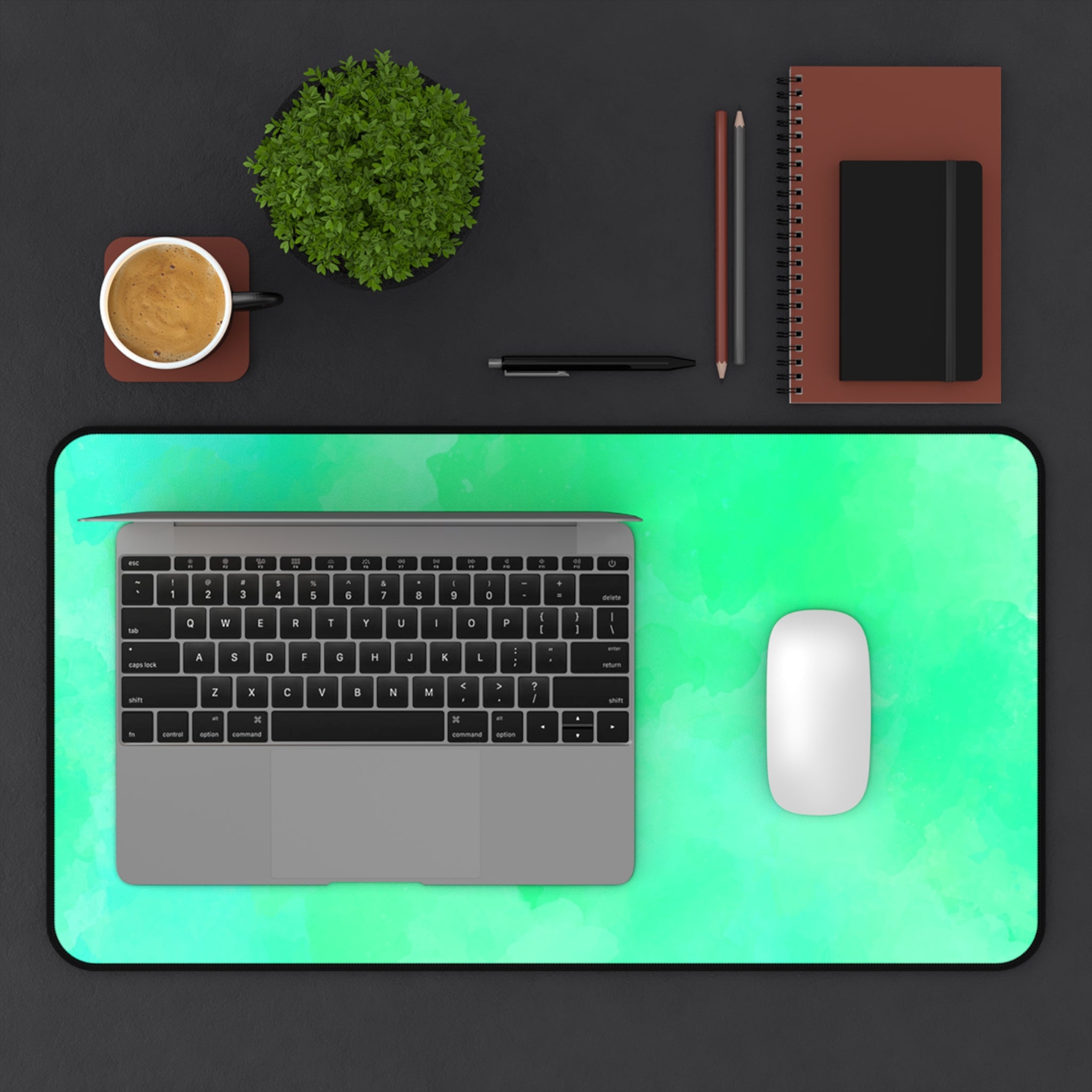 watercolor-turquoise-desk-mat-gaming-mousepad-office-desk-accessories-large-desk-blotter-computer-desk-cover-home-essentials
