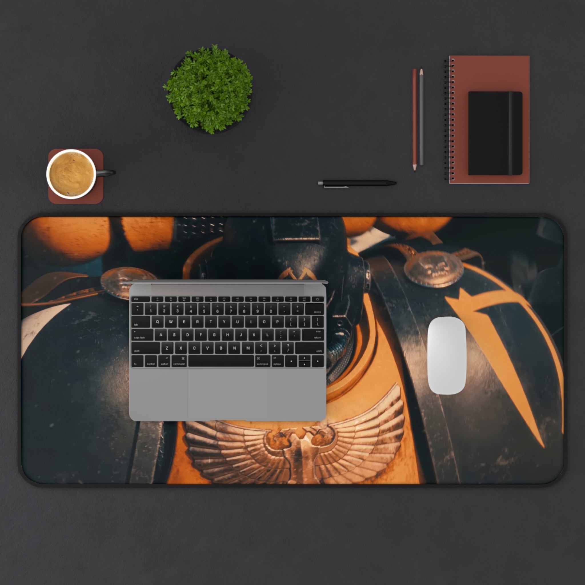 warhammer-40k-astartes-2-black-orange-gaming-mouse-pad-space-marine-xl-desk-mat-extended-desk-pad-for-wargaming-gamer-gi