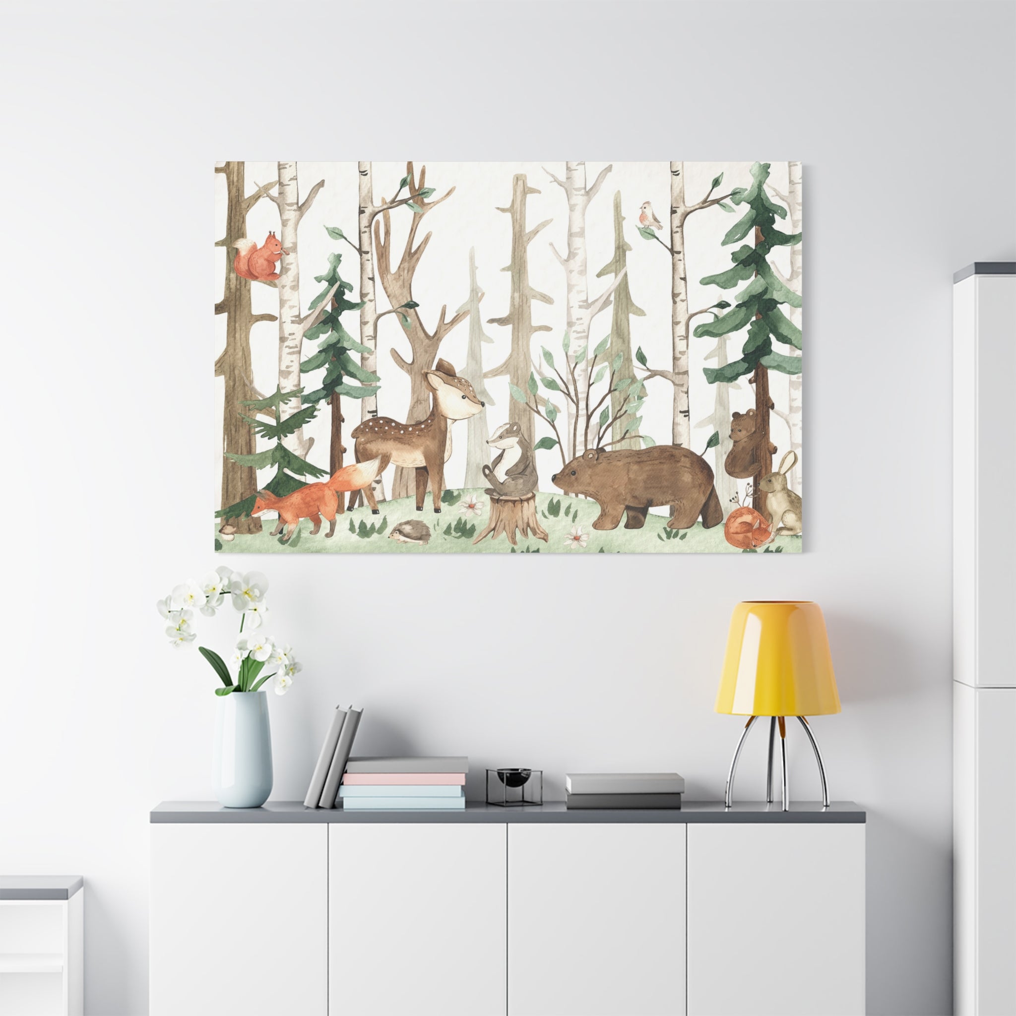 canvas-wall-art-jungle-safari-nursery-decor-safari-print-nursery-art-woodland-nursery-decoration-baby-nursery-safari-prints-1