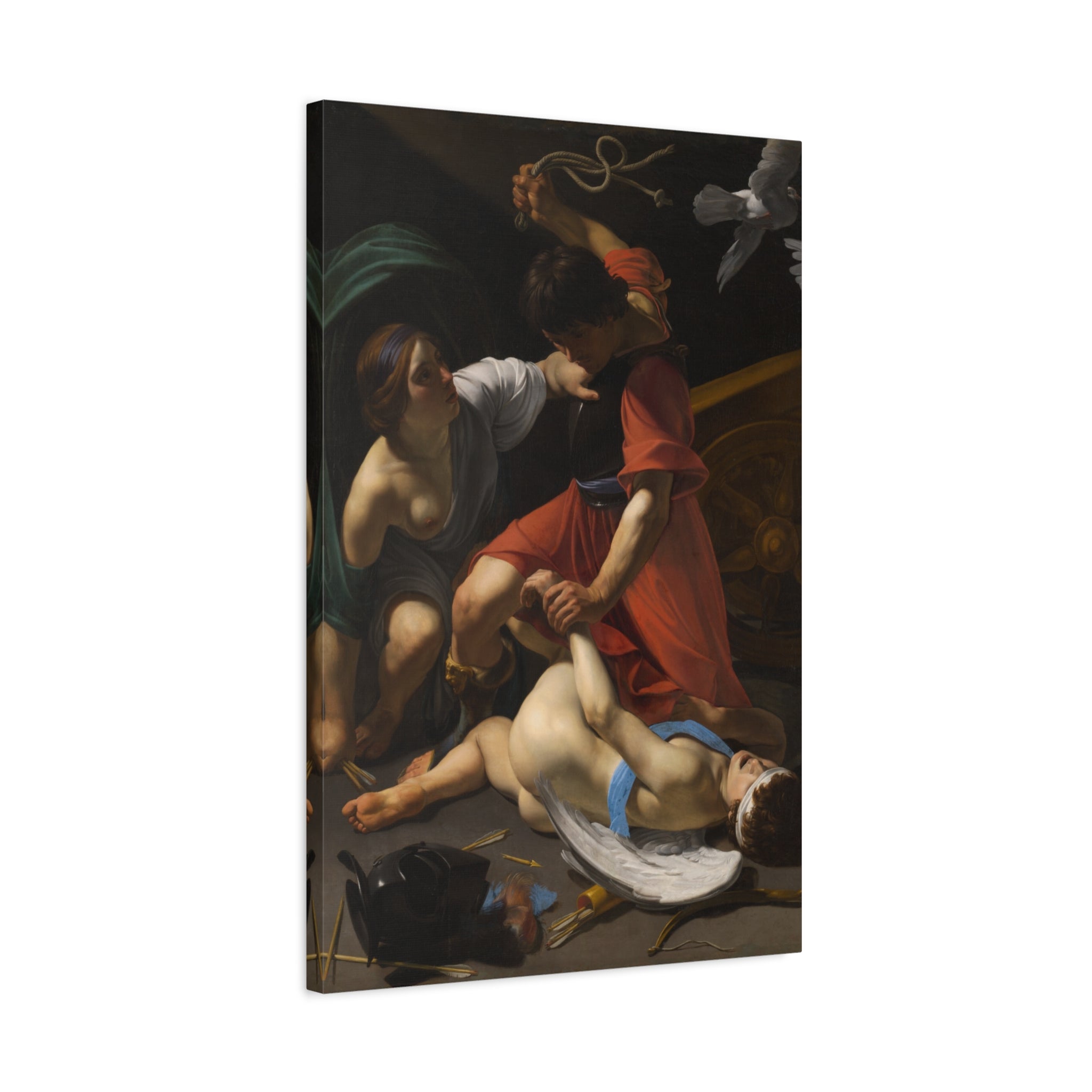 canvas-print-cupid-chastised-bartolomeo-manfredi-1613-matte-canvas-wall-art-stretched-1-25-inch-classic-art-decor-artwork