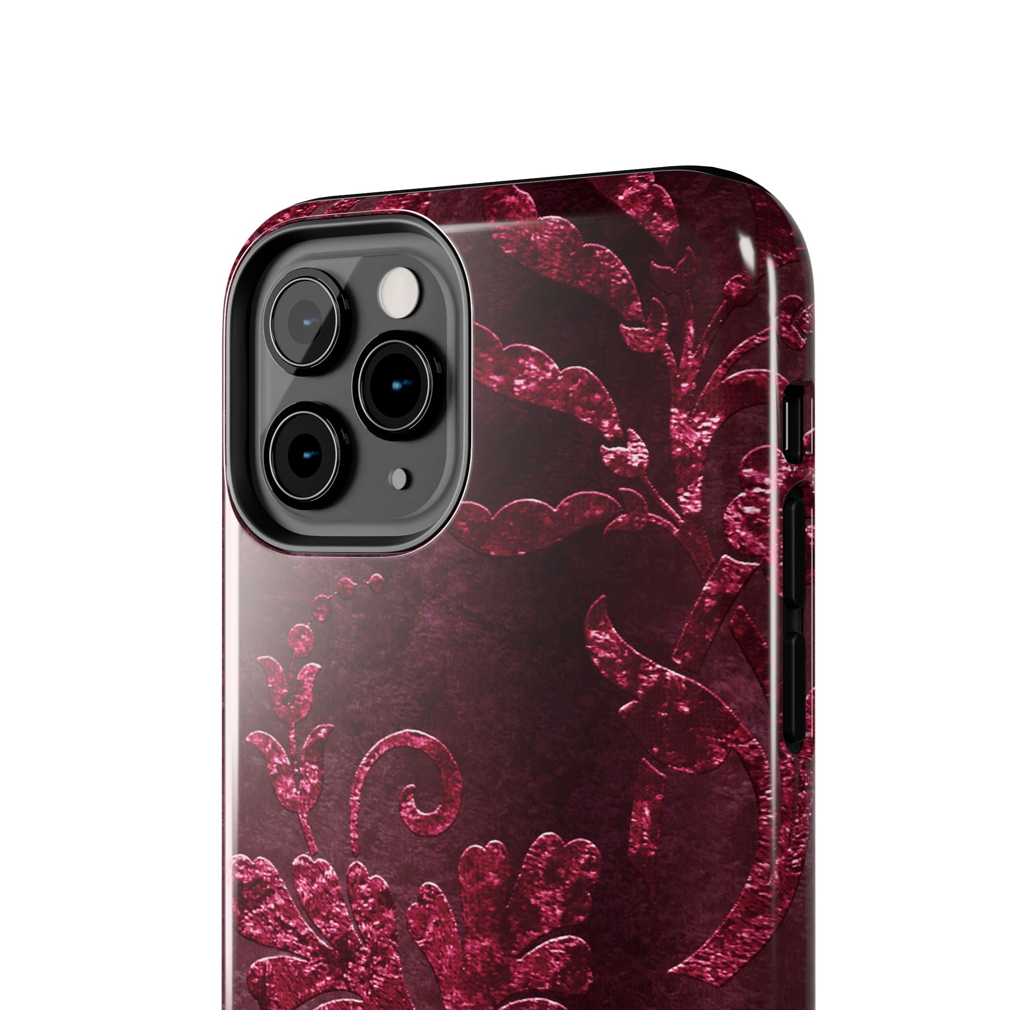 embossed-burgundy-velvet-tough-iphone-case-protective-iphone-cover-heavy-duty-iphone-case-rugged-phone-case-durable-smartphon