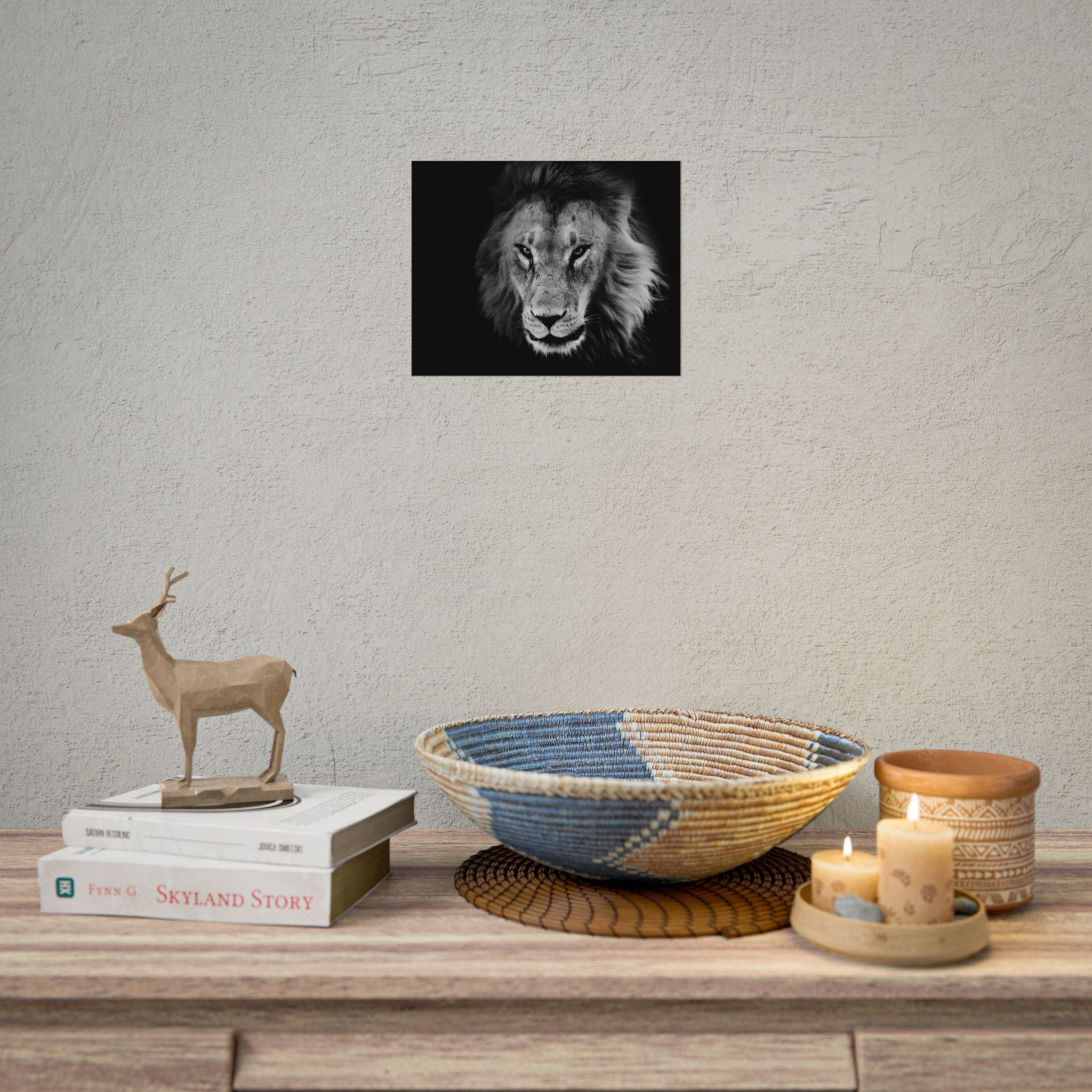 poster-print-lion-wall-art-black-and-white-living-room-decor-monochrome-art-lion-poster-jungle-animal-art-print-wildlife-safa