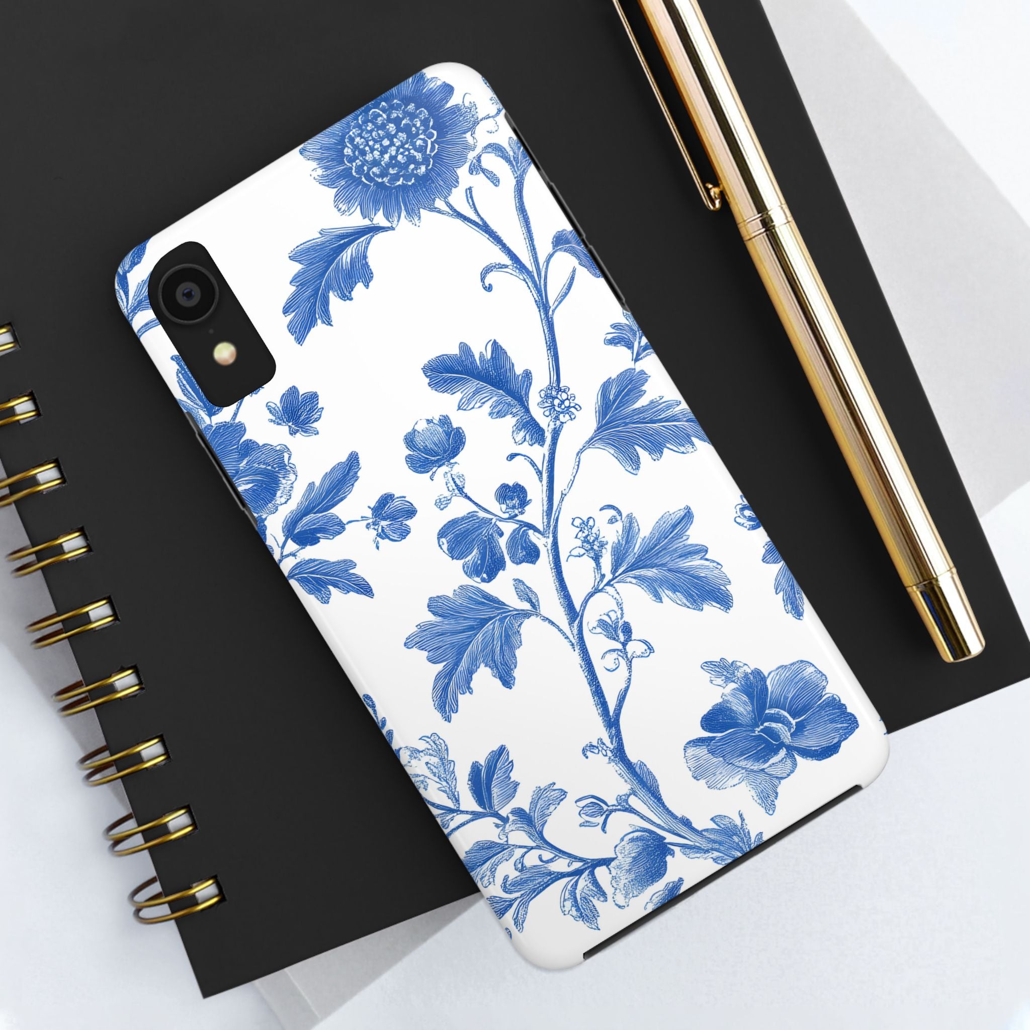 french-toile-floral-tough-iphone-case-blue-iphone-cover-protective-iphone-case-hard-shell-iphone-case-vintage-design-iphone-c