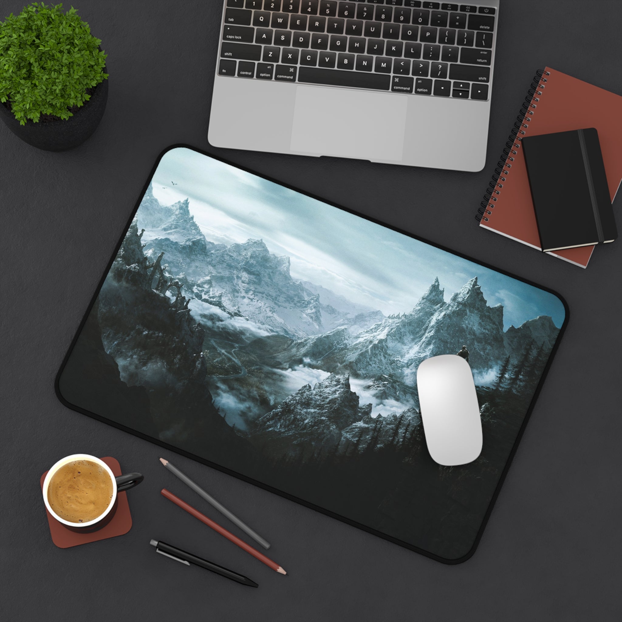 skyrim-cat-deskpad-the-elder-scrolls-oblivion-mousepad-scenery-gaming-desk-mat-dragon-and-viking-warrior-desk-