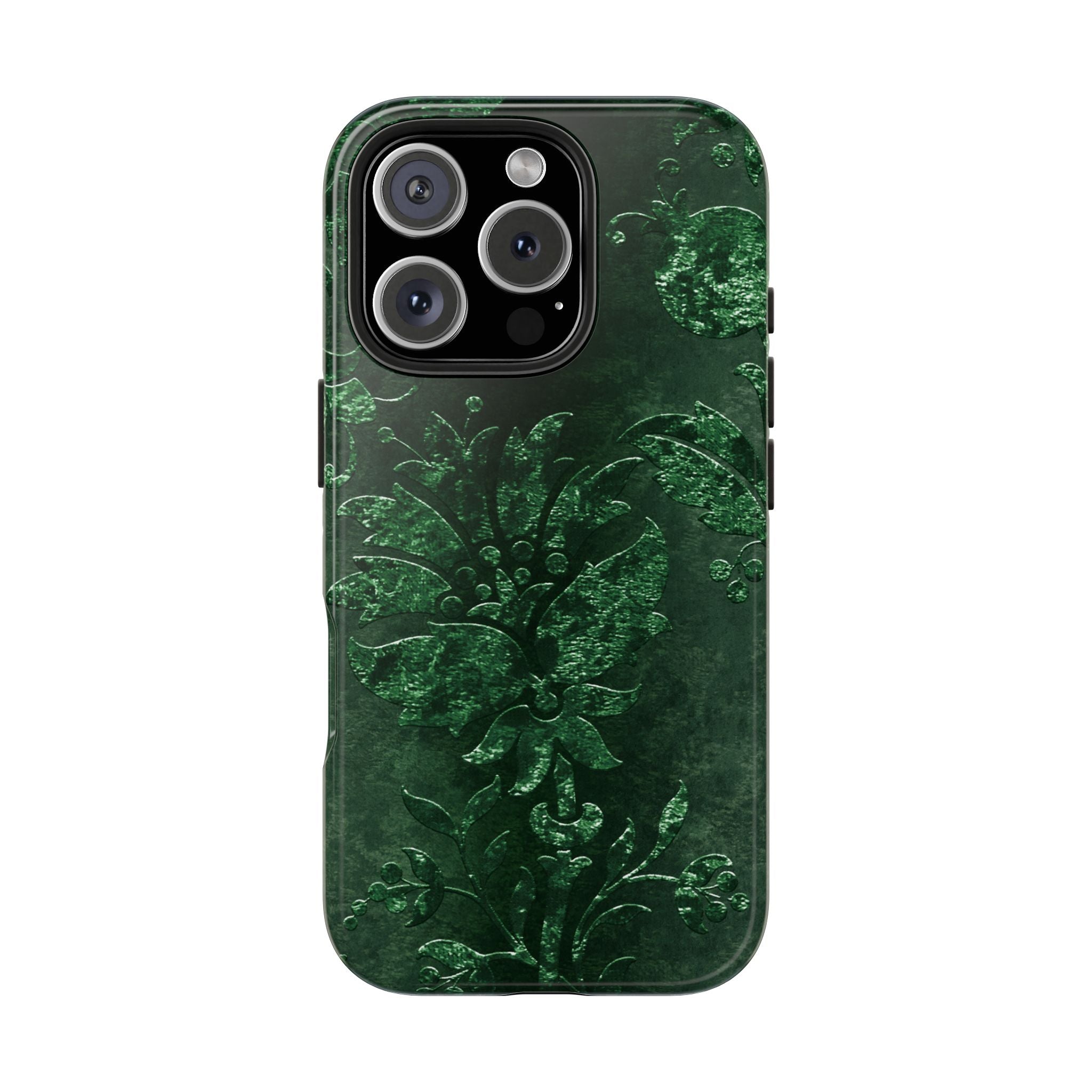 embossed-emerald-velvet-tough-iphone-case-protective-iphone-cover-heavy-duty-iphone-case-rugged-phone-case-durable-smartphone