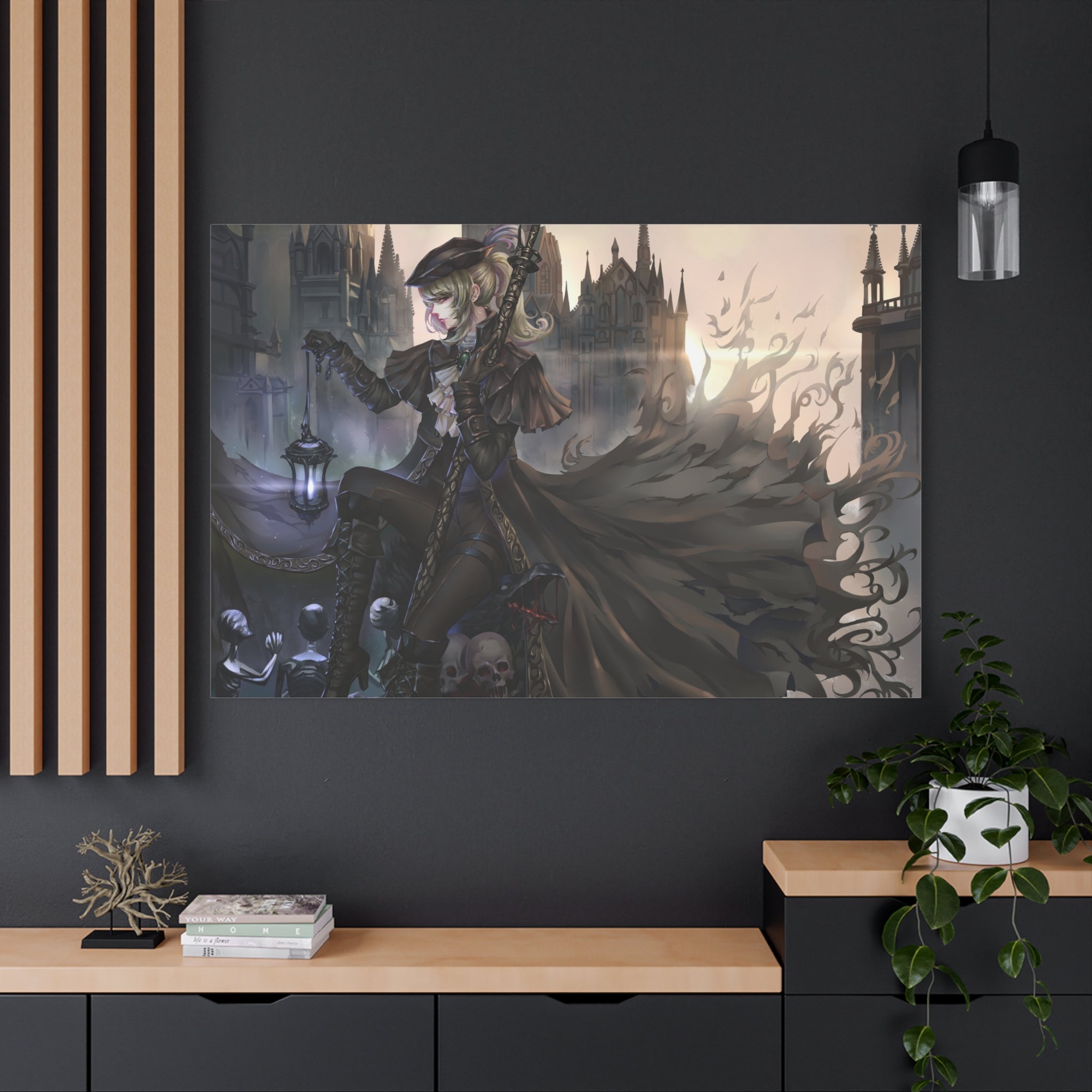 Bloodborne Art Lady Maria Canvas Wall Art, Home Wall Decor, Game Wall Art Print