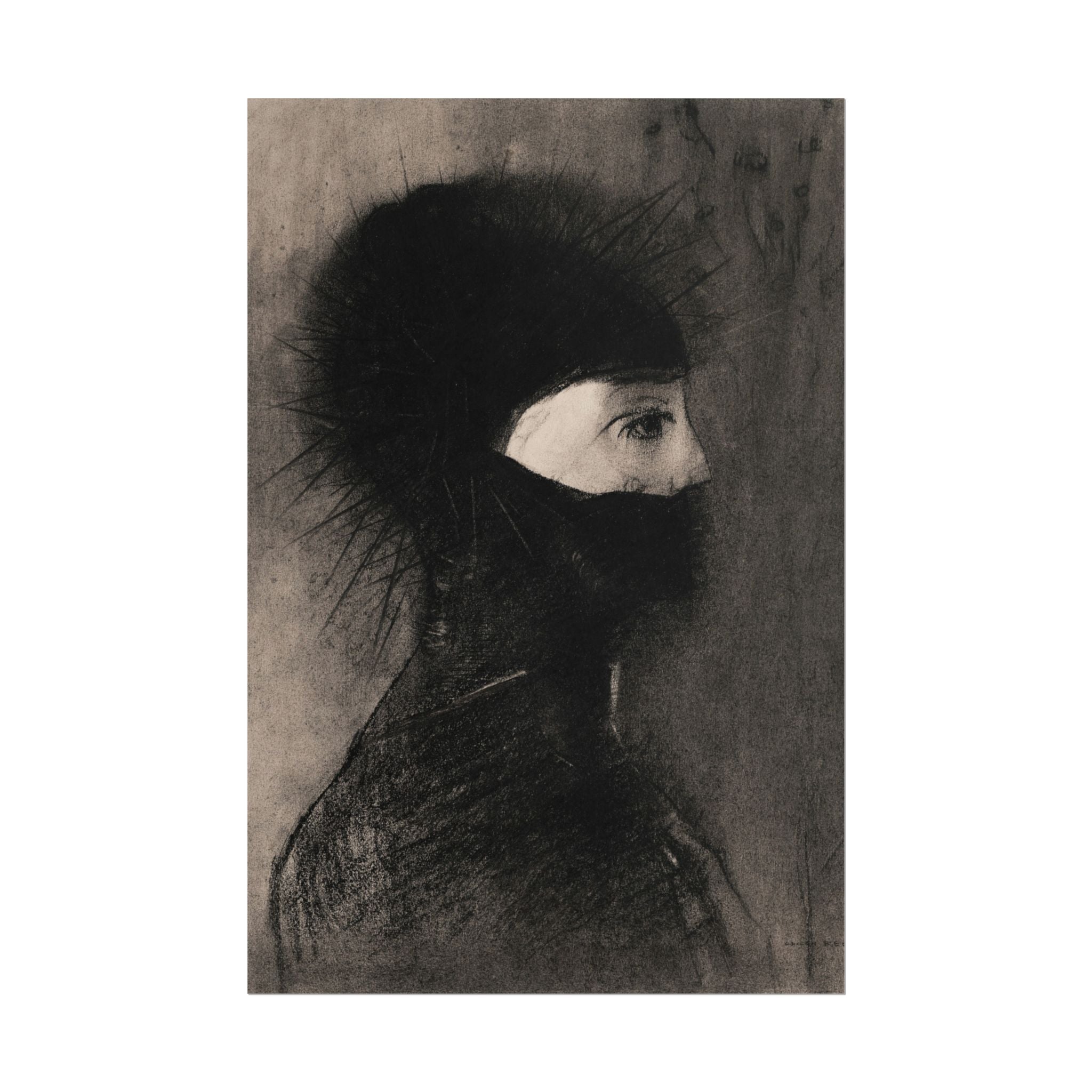 armor-by-odilon-redon-poster-print-vintage-woman-illustration-post-impressionism-art-wall-decor