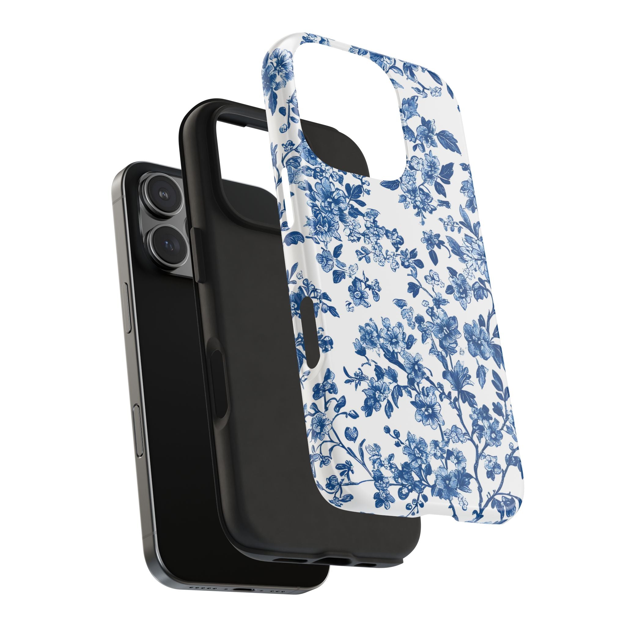 french-toile-floral-tough-iphone-case-blue-iphone-cover-protective-iphone-case-hard-shell-iphone-case-vintage-design-phone-ca