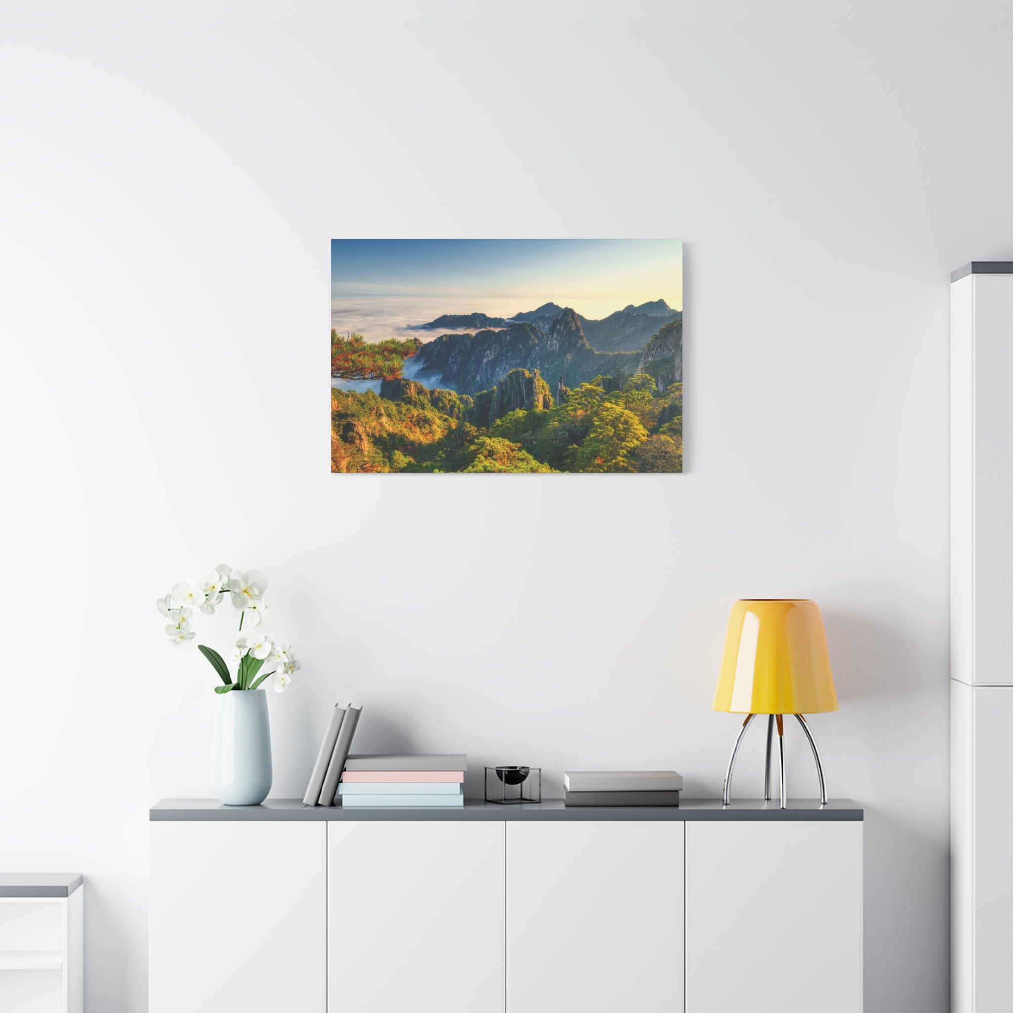 canvas-wall-art-mountain-sunrise-print-mountain-landscape-decor-matte-stretched-forest-scenery-nature-poster-home-office
