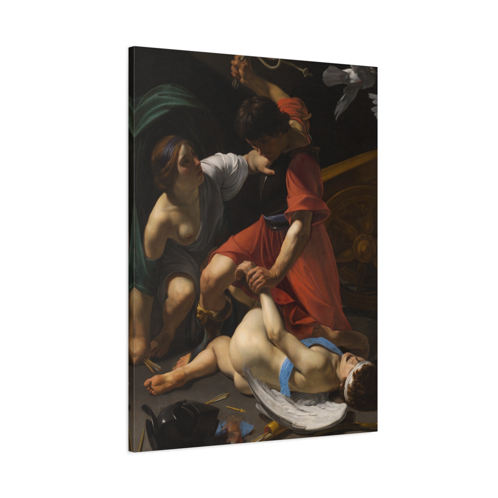 canvas-print-cupid-chastised-bartolomeo-manfredi-1613-matte-canvas-wall-art-stretched-1-25-inch-classic-art-decor-artwork