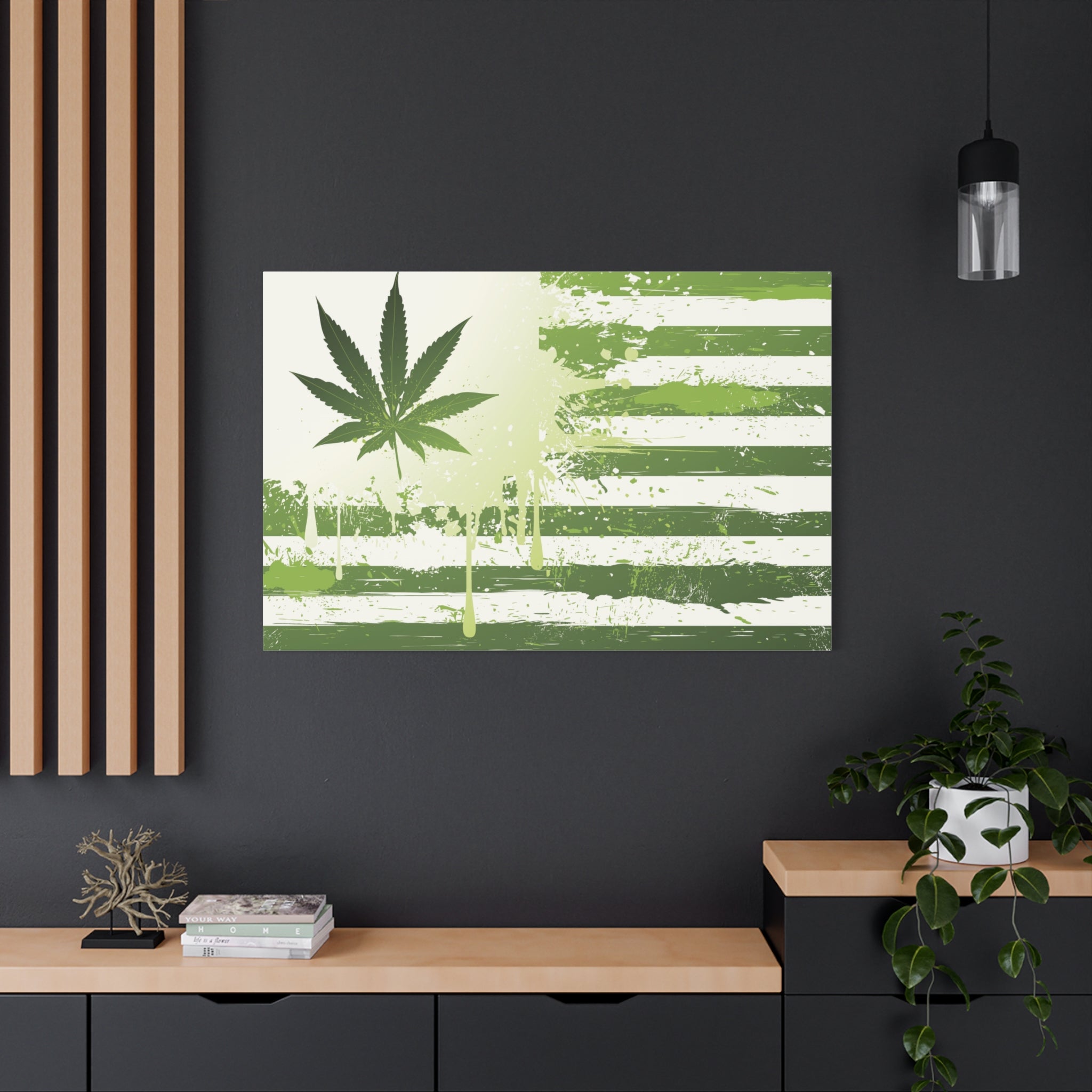 canvas-print-marijuana-republic-weed-mary-jane-funny-home-decor-wall-art-stretched-matte-wall-hanging-decorative-weed-art-mar